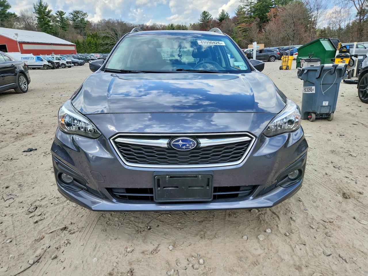 2019 Subaru Impreza Premium Gray vin: 4S3GTAD64K3720073