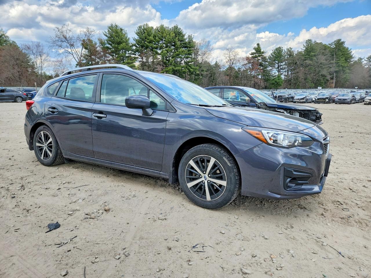 2019 Subaru Impreza Premium Gray vin: 4S3GTAD64K3720073