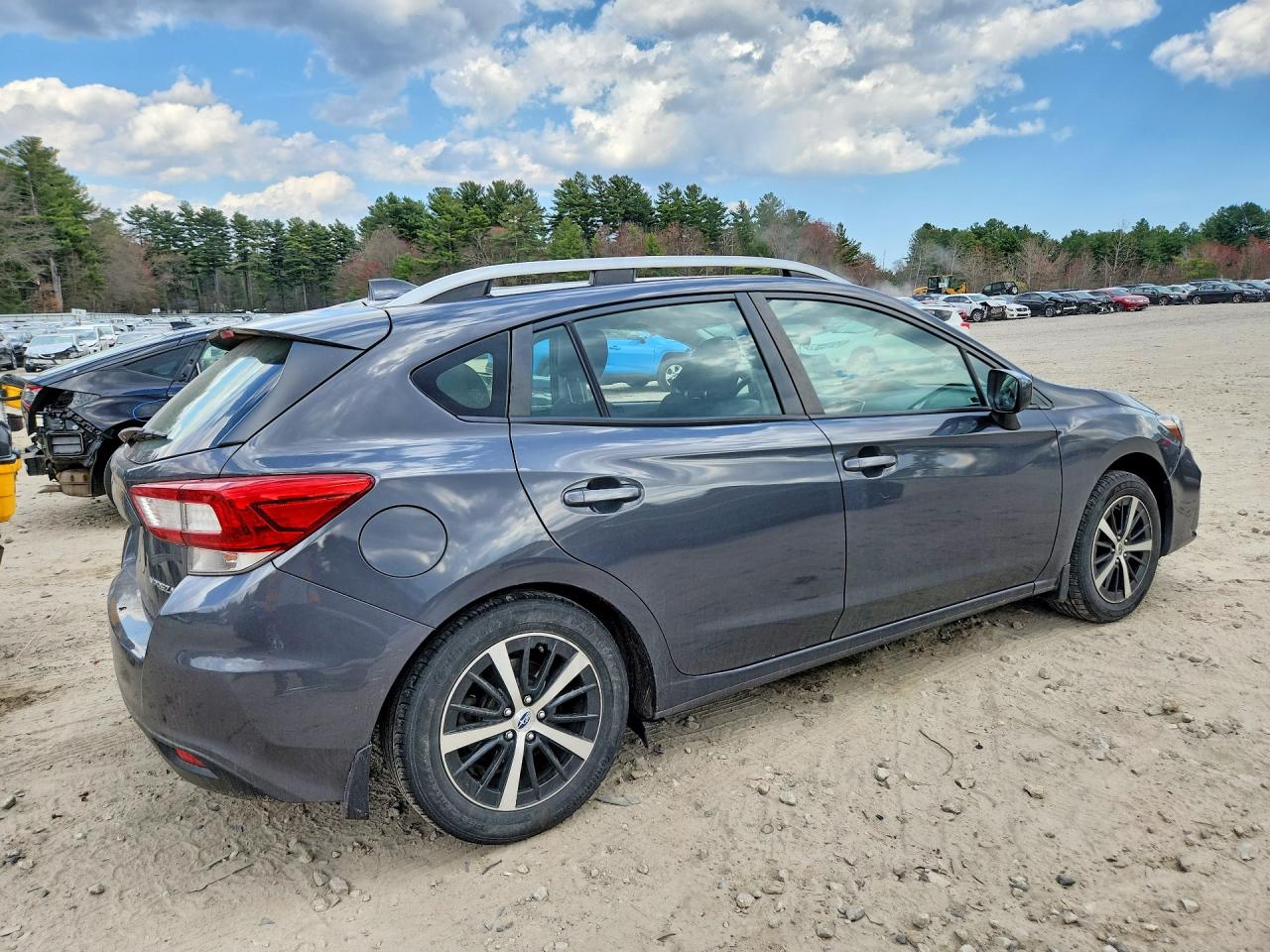 2019 Subaru Impreza Premium Gray vin: 4S3GTAD64K3720073