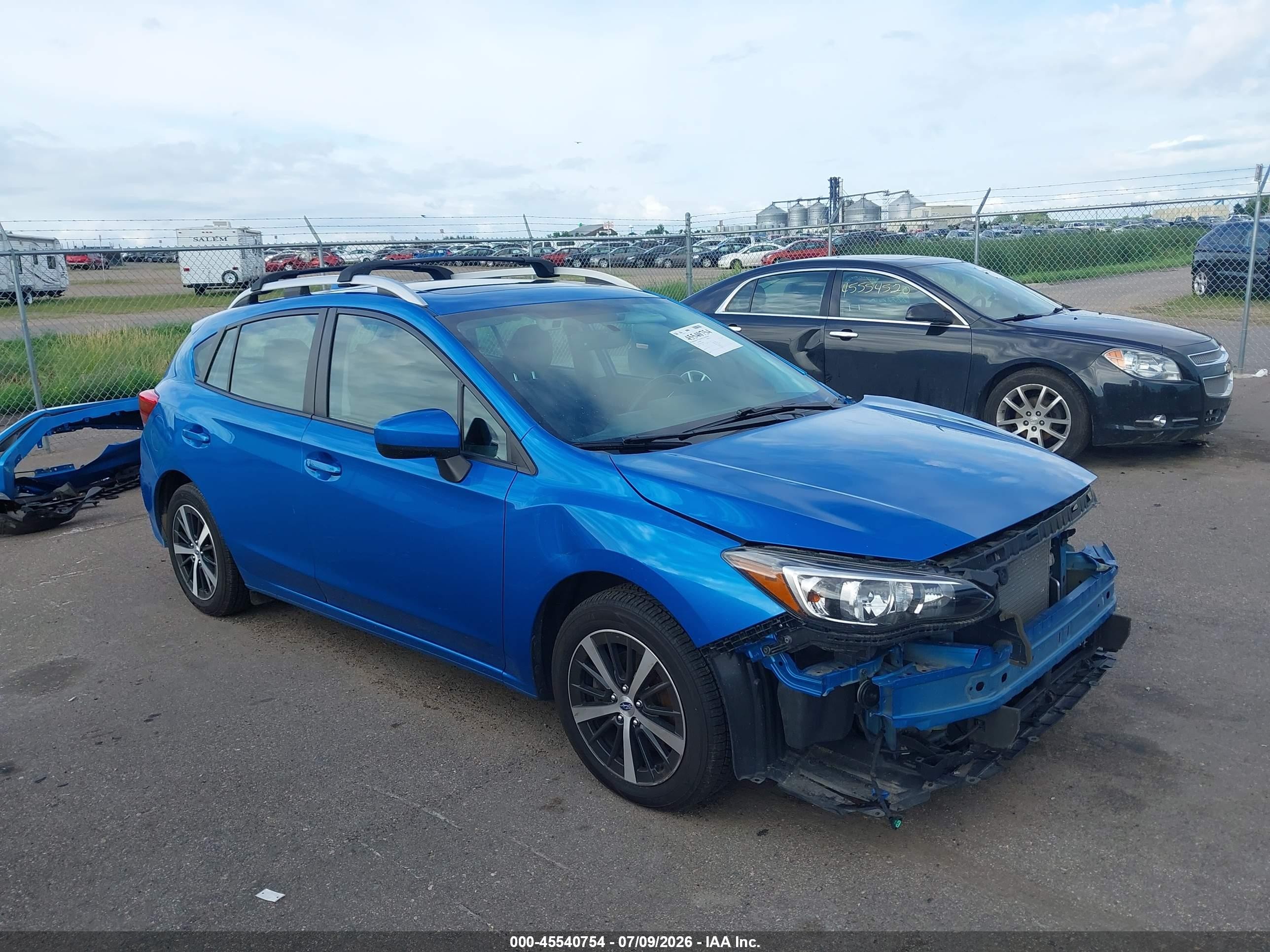 2020 Subaru Impreza Premium 5-door Blue vin: 4S3GTAD65L3707897