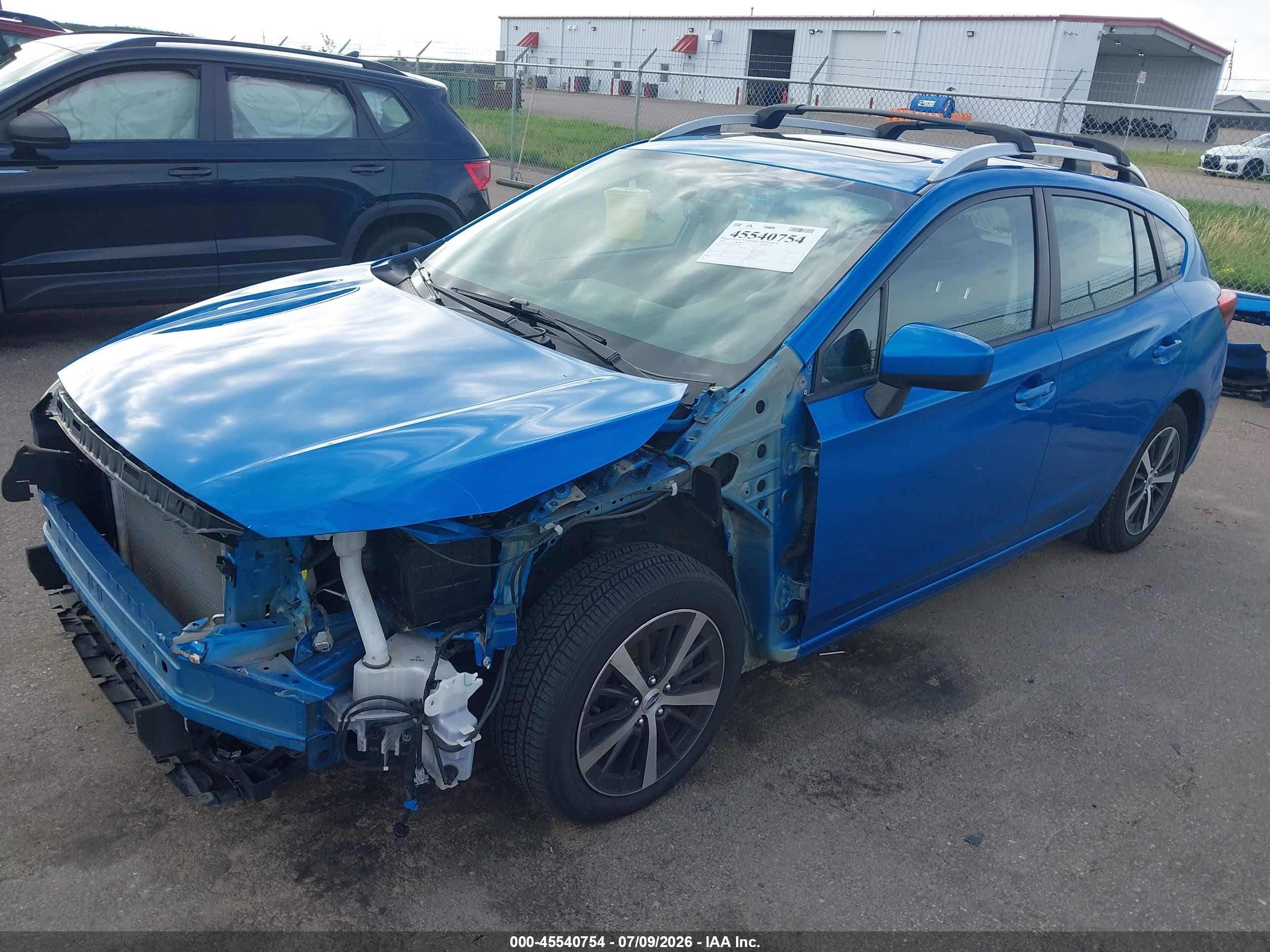 2020 Subaru Impreza Premium 5-door Blue vin: 4S3GTAD65L3707897