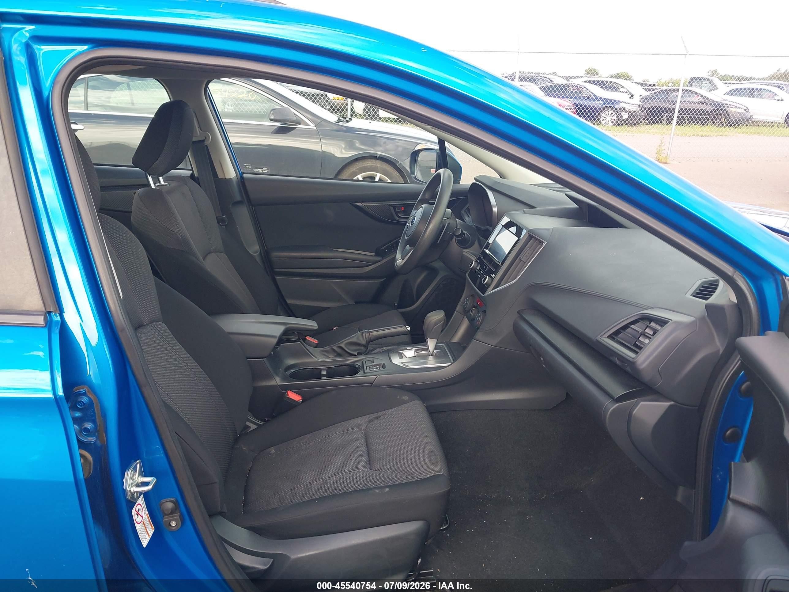 2020 Subaru Impreza Premium 5-door Blue vin: 4S3GTAD65L3707897