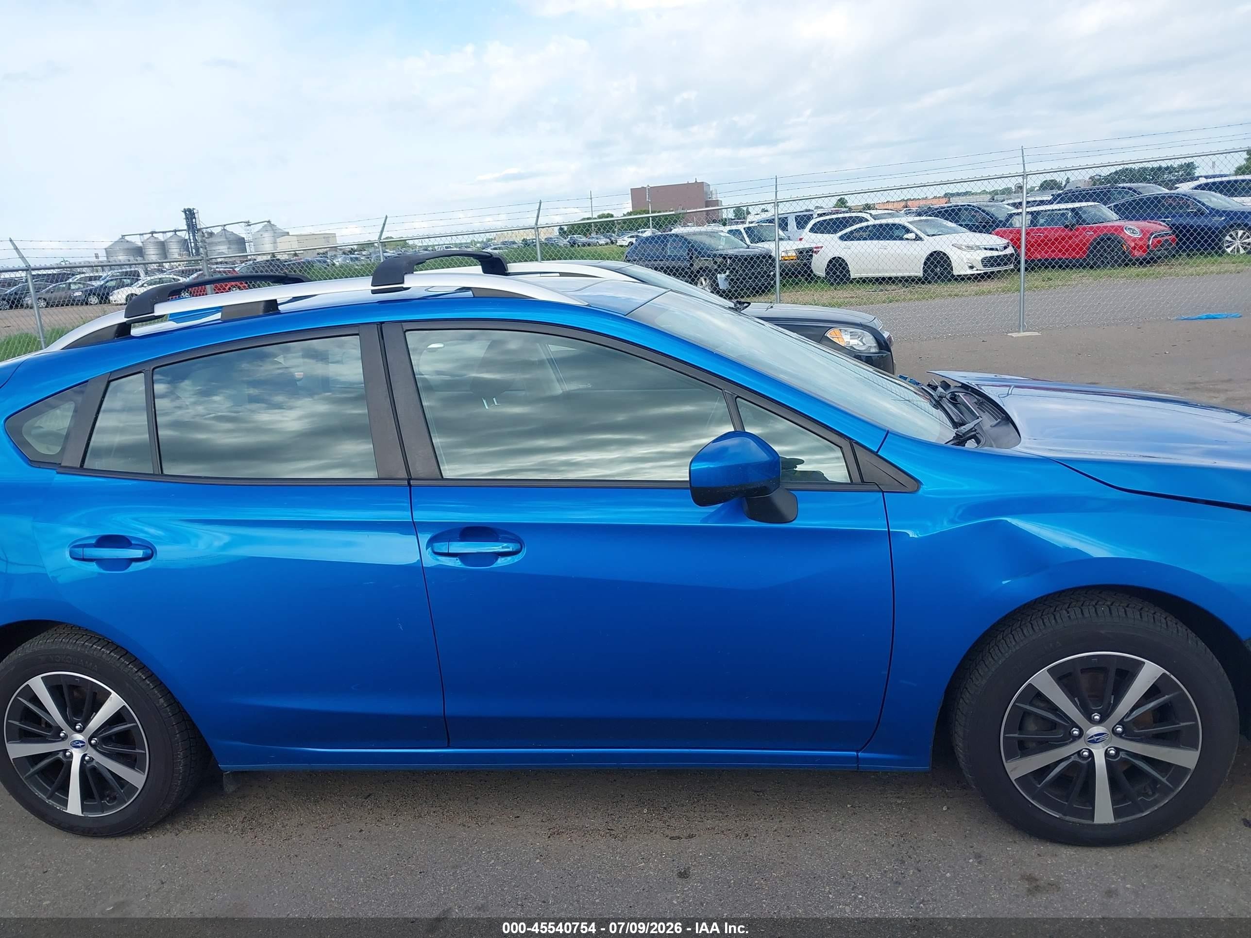 2020 Subaru Impreza Premium 5-door Blue vin: 4S3GTAD65L3707897
