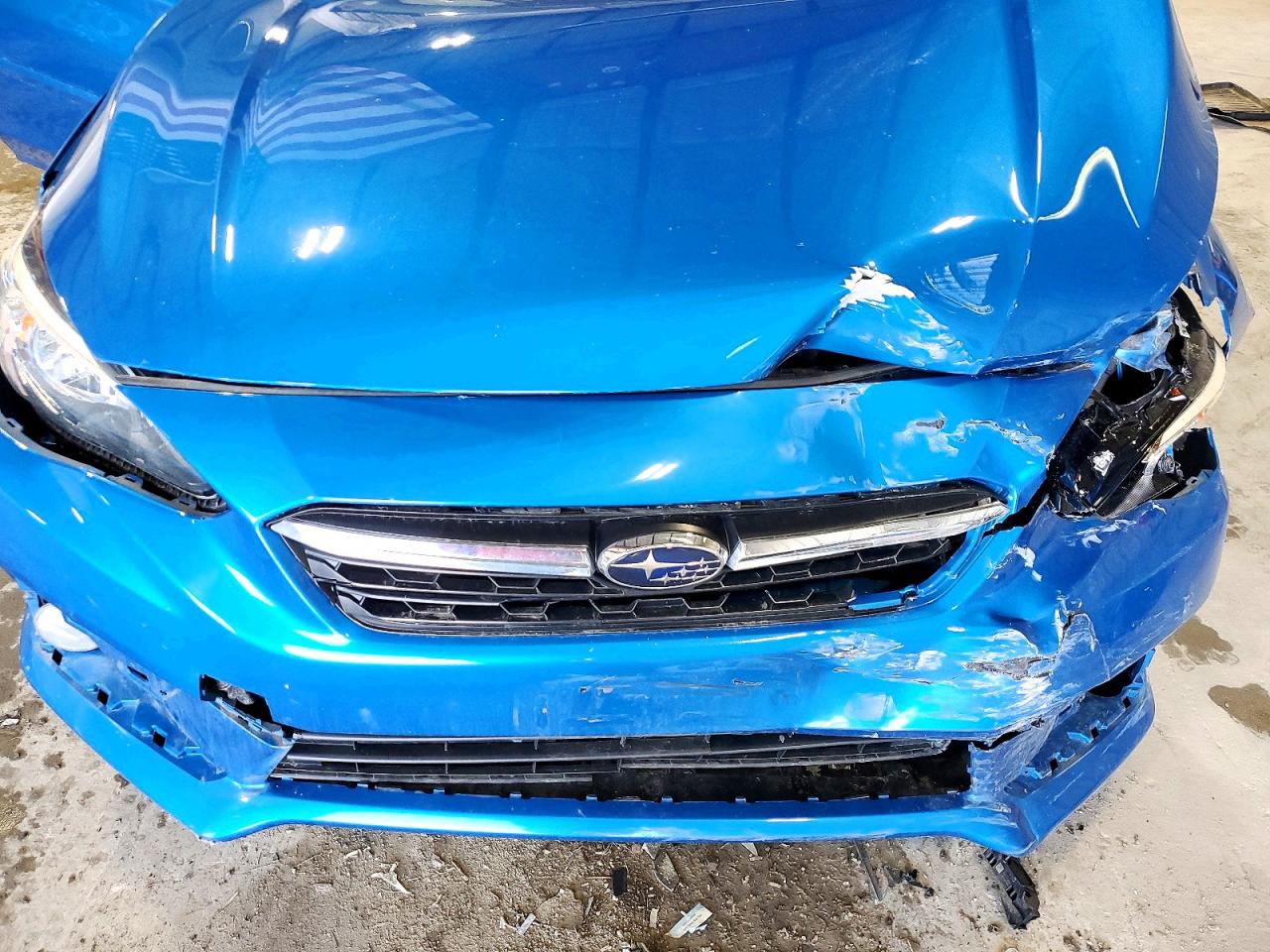 2022 Subaru Impreza Premium Blue vin: 4S3GTAD66N3711721