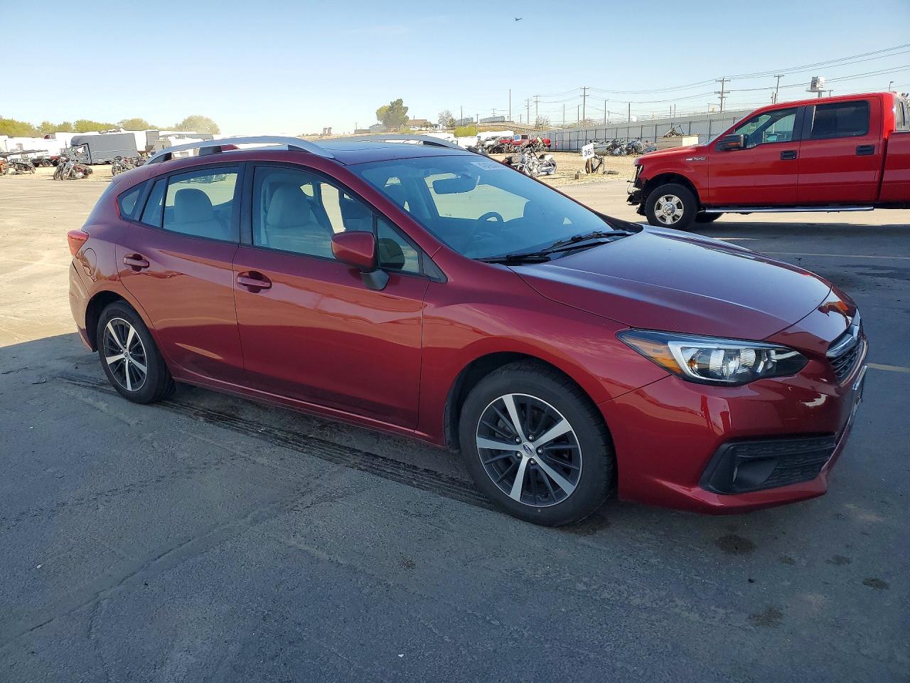 2020 Subaru Impreza Red vin: 4S3GTAD67L3721011