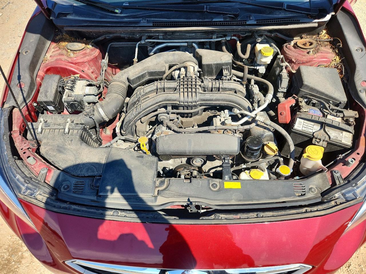 2017 Subaru Impreza Premium Plus Red vin: 4S3GTAD69H3707621