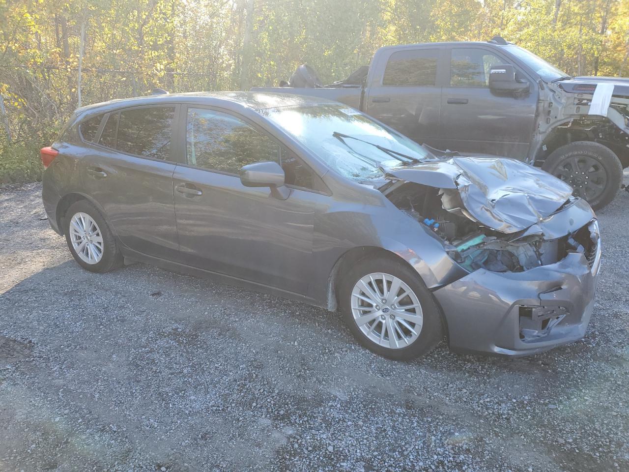 2018 Subaru Impreza Premium Plus Charcoal vin: 4S3GTAE6XJ3735903