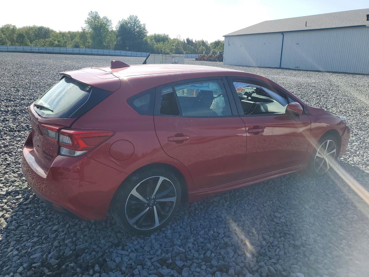 2023 Subaru Impreza Sport Red vin: 4S3GTAL60P3712917
