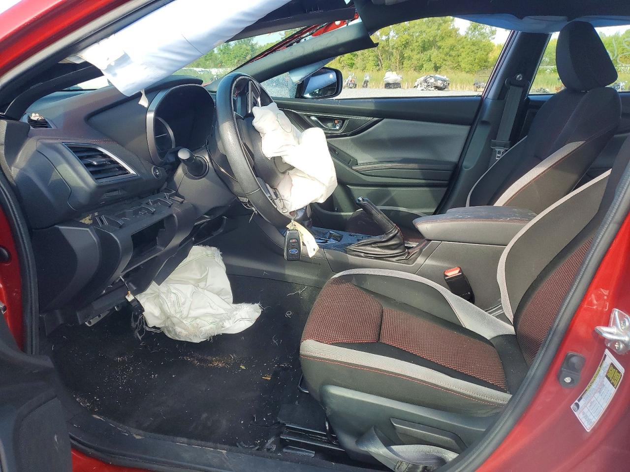 2023 Subaru Impreza Sport Red vin: 4S3GTAL60P3712917