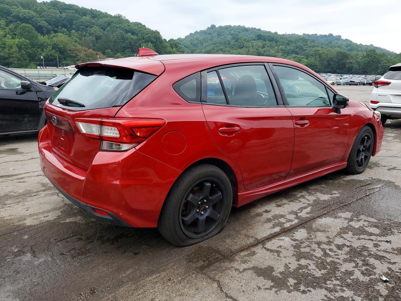 2017 Subaru Impreza Sport Red vin: 4S3GTAL61H3700177