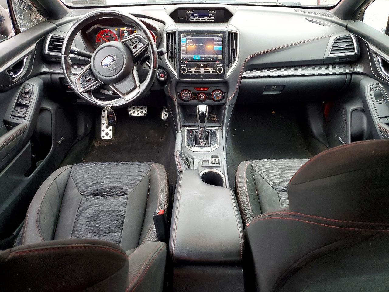 2017 Subaru Impreza Sport Red vin: 4S3GTAL61H3700177