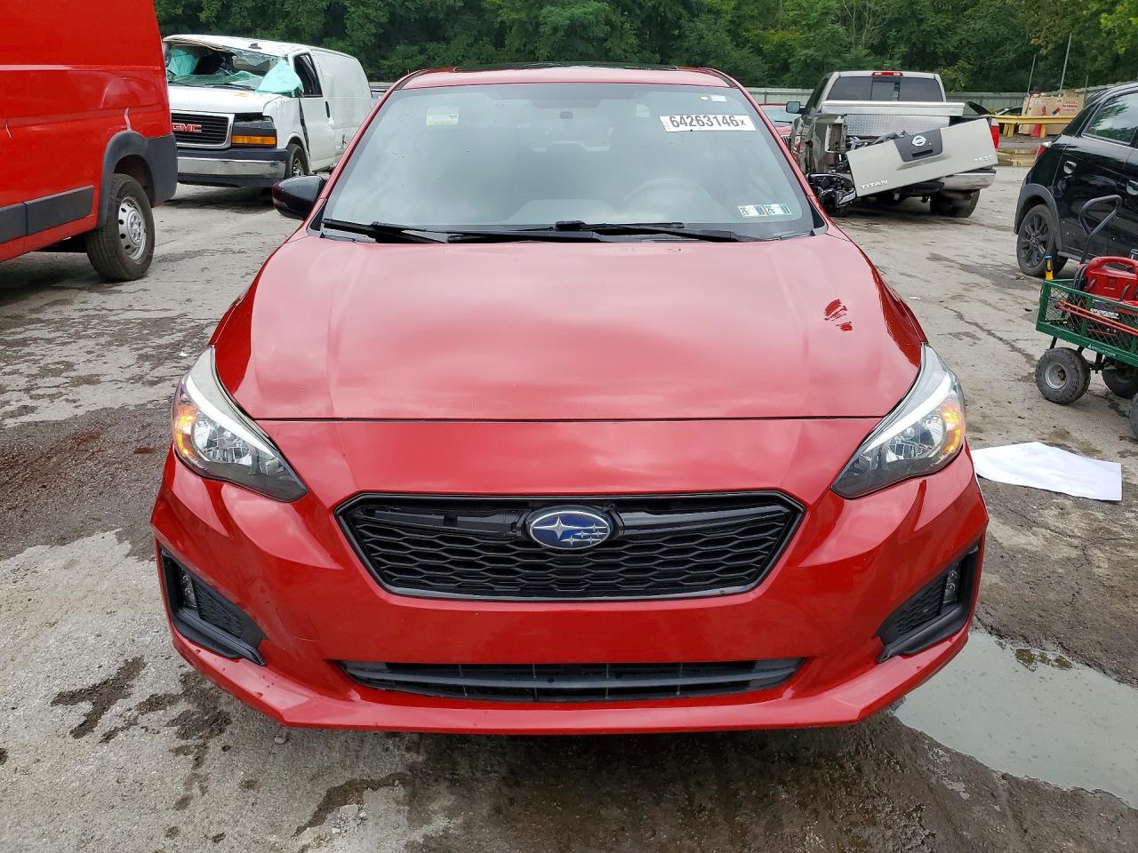 2017 Subaru Impreza Sport Red vin: 4S3GTAL61H3700177
