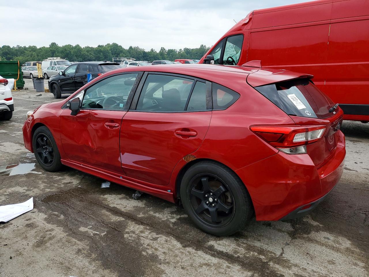 2017 Subaru Impreza Sport Red vin: 4S3GTAL61H3700177