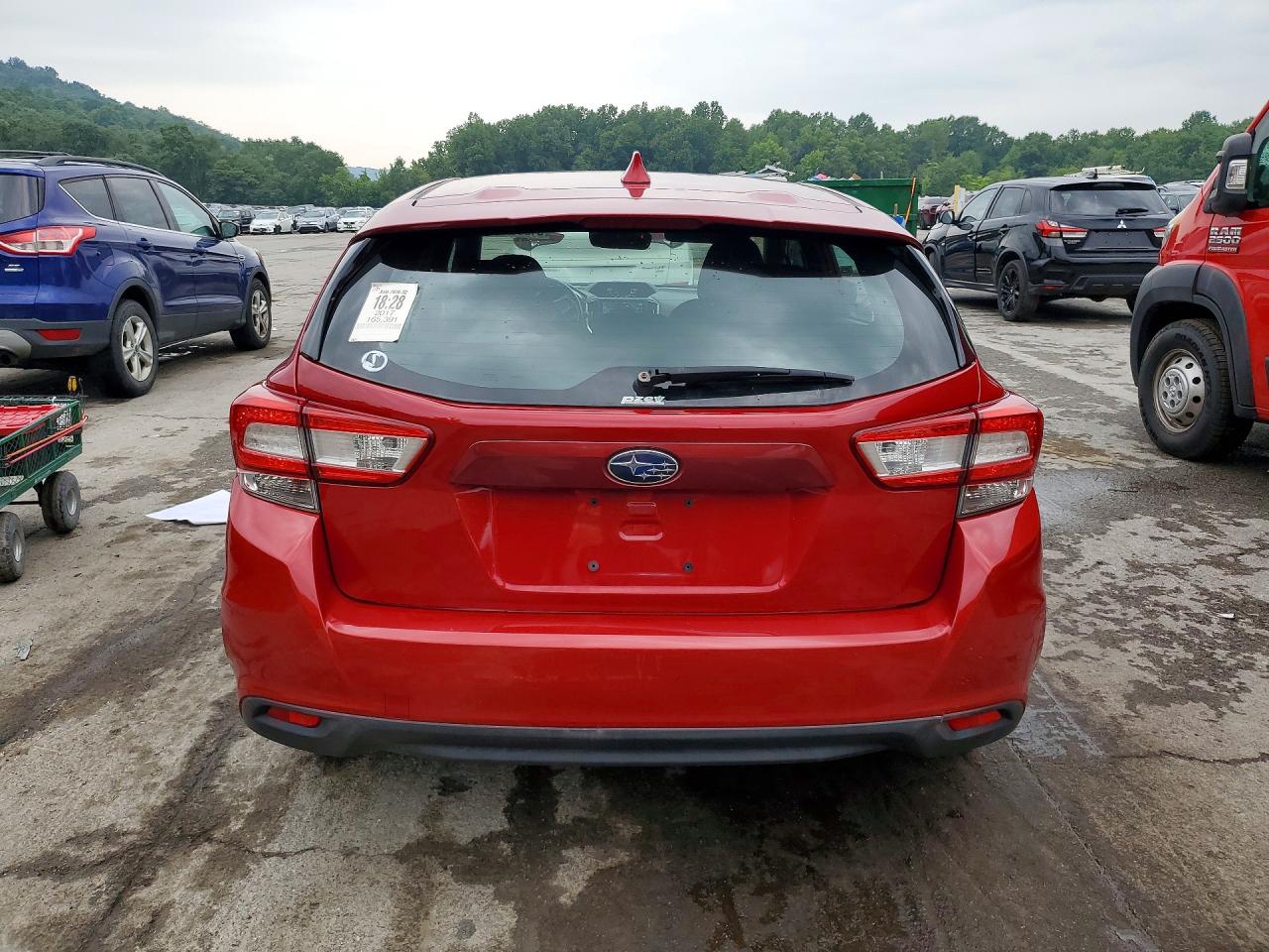 2017 Subaru Impreza Sport Red vin: 4S3GTAL61H3700177