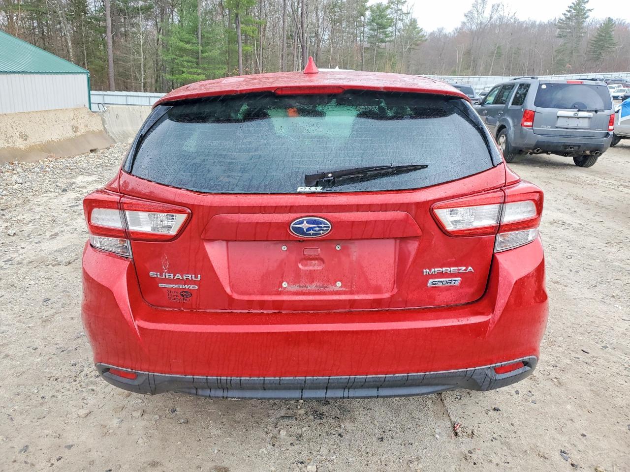 2017 Subaru Impreza Sport Red vin: 4S3GTAL63H3700715
