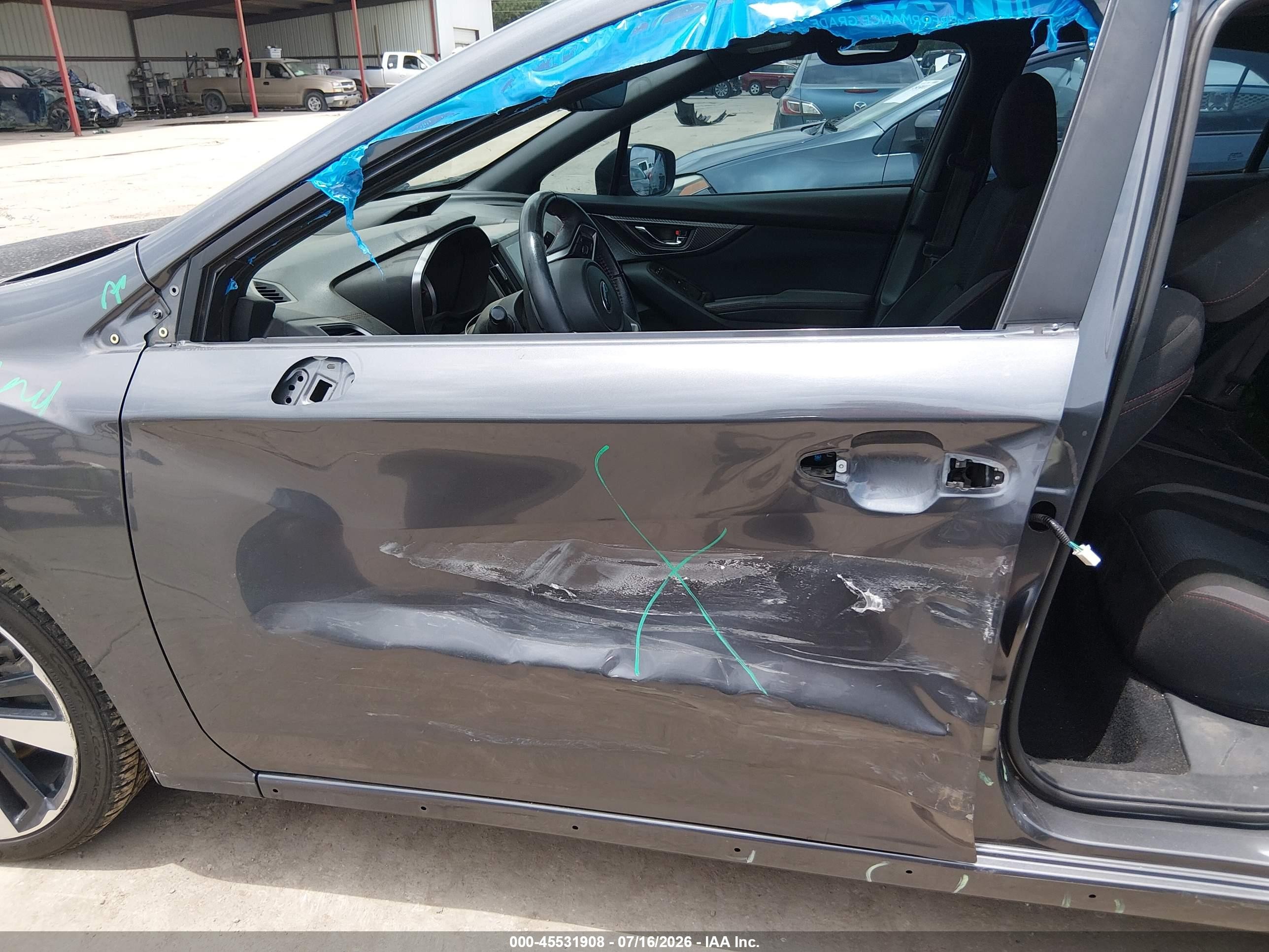 2018 Subaru Impreza 2.0i Sport Gray vin: 4S3GTAL6XJ3713287