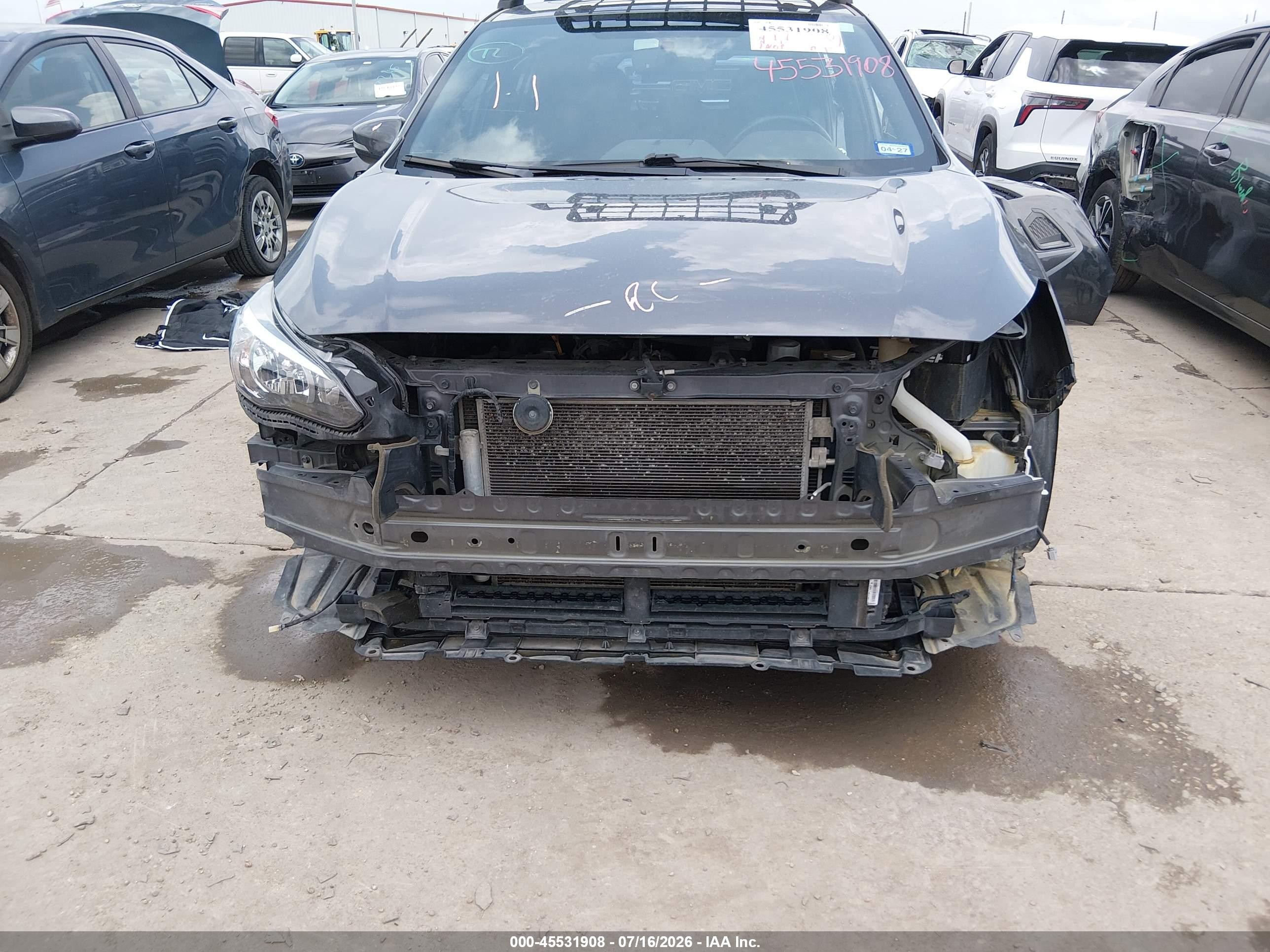 2018 Subaru Impreza 2.0i Sport Gray vin: 4S3GTAL6XJ3713287