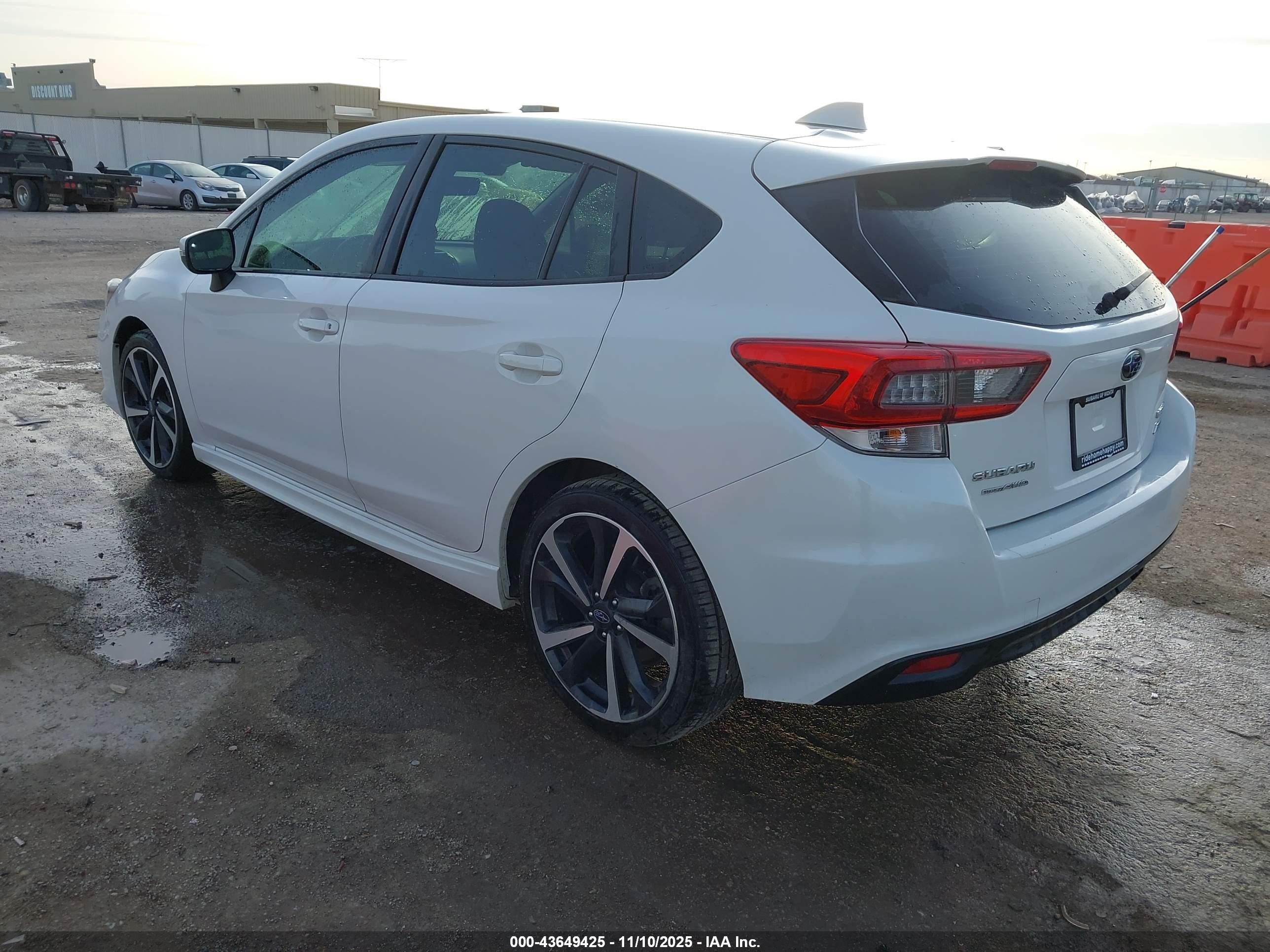 2022 Subaru Impreza Sport 5-door Белый vin: 4S3GTAM6XN3703167