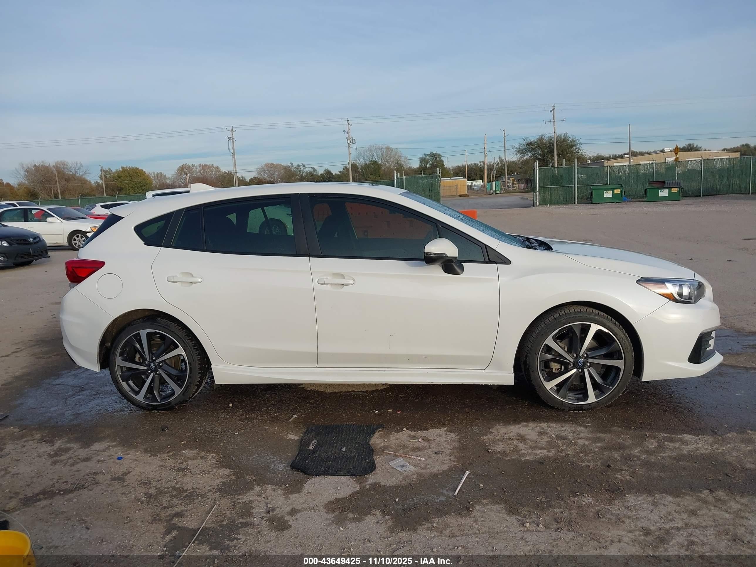 2022 Subaru Impreza Sport 5-door Белый vin: 4S3GTAM6XN3703167