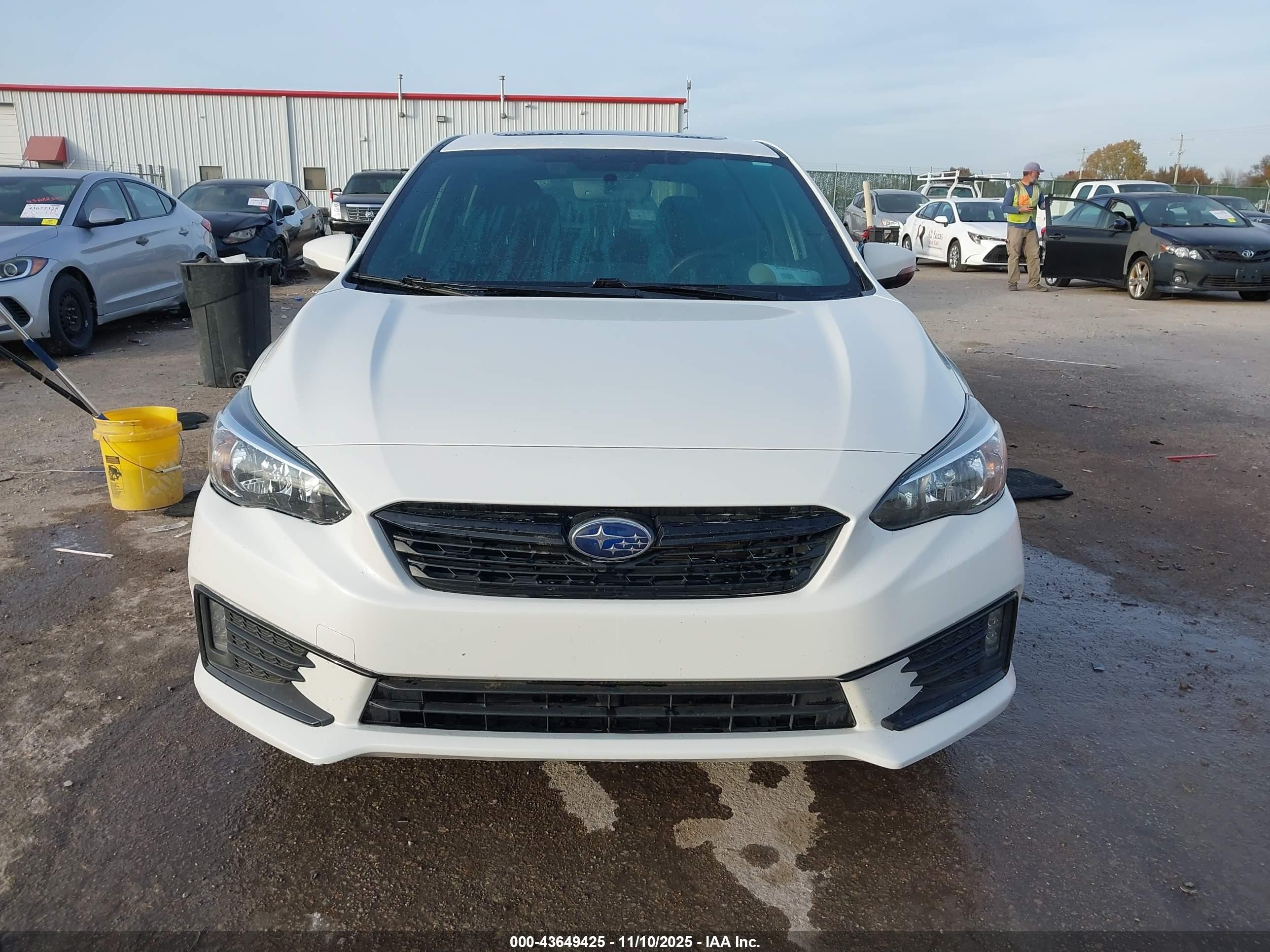 2022 Subaru Impreza Sport 5-door Белый vin: 4S3GTAM6XN3703167
