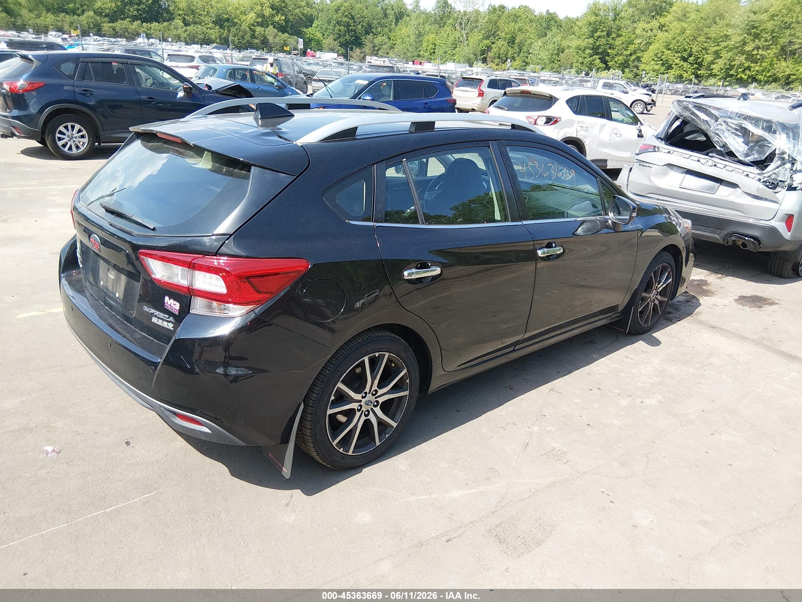 2017 Subaru Impreza 2.0i Limited Black vin: 4S3GTAT61H3717299