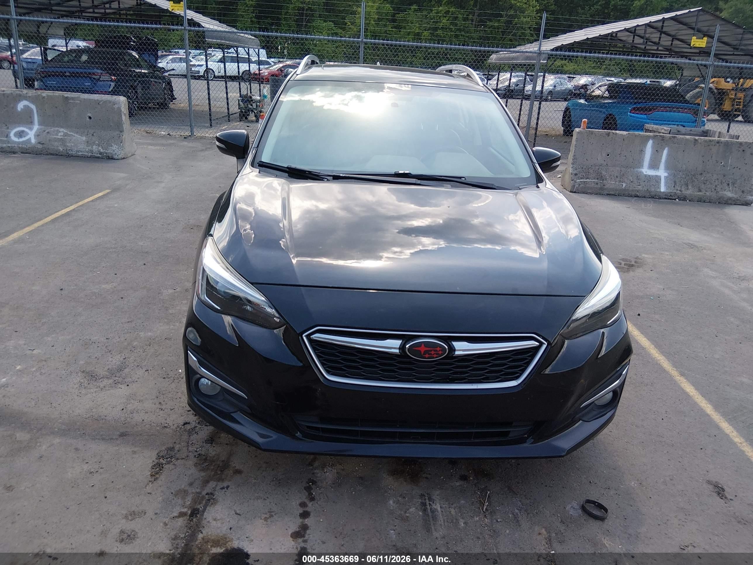 2017 Subaru Impreza 2.0i Limited Black vin: 4S3GTAT61H3717299