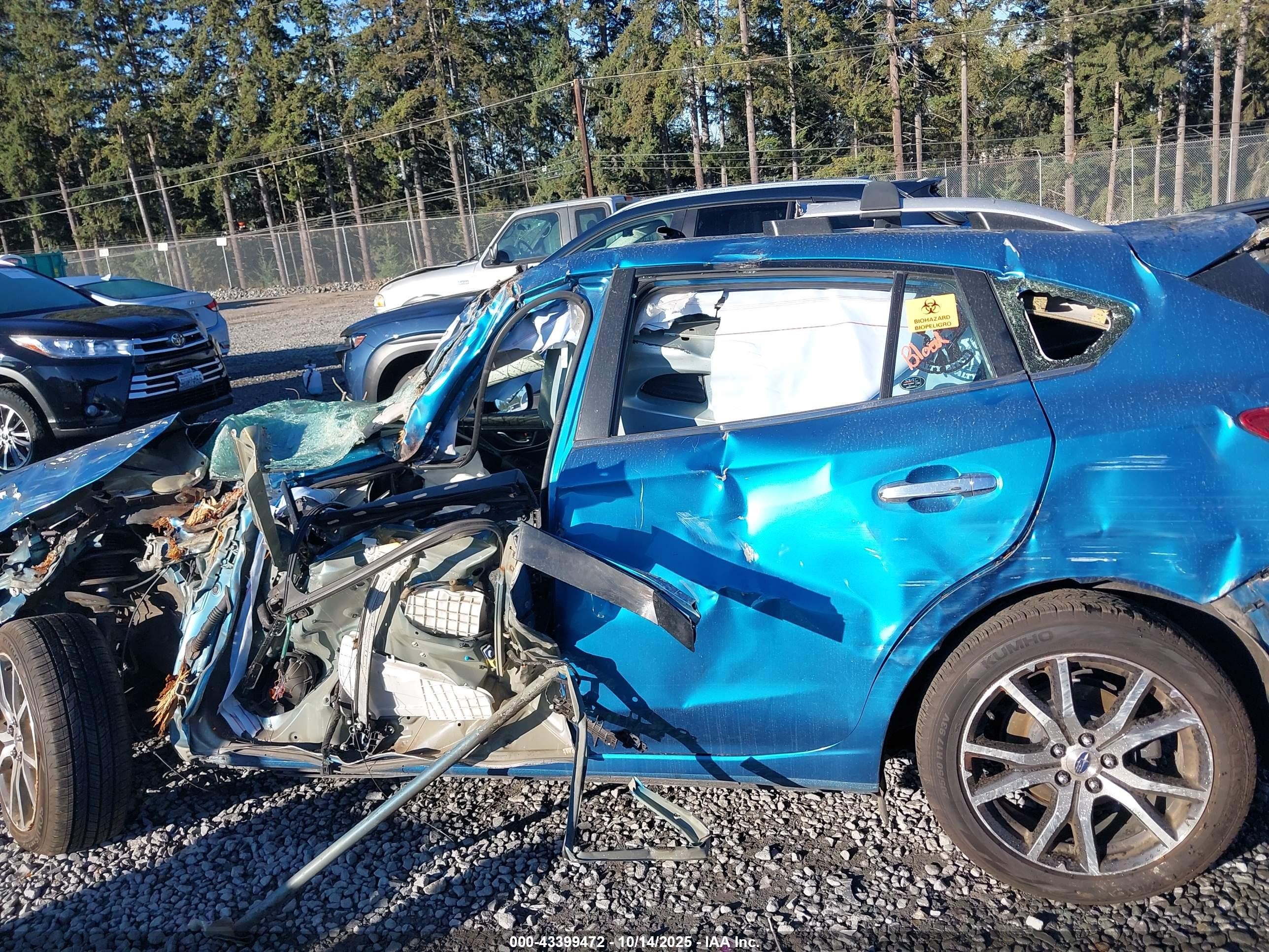 2017 Subaru Impreza 2.0i Limited Blue vin: 4S3GTAT63H3747002