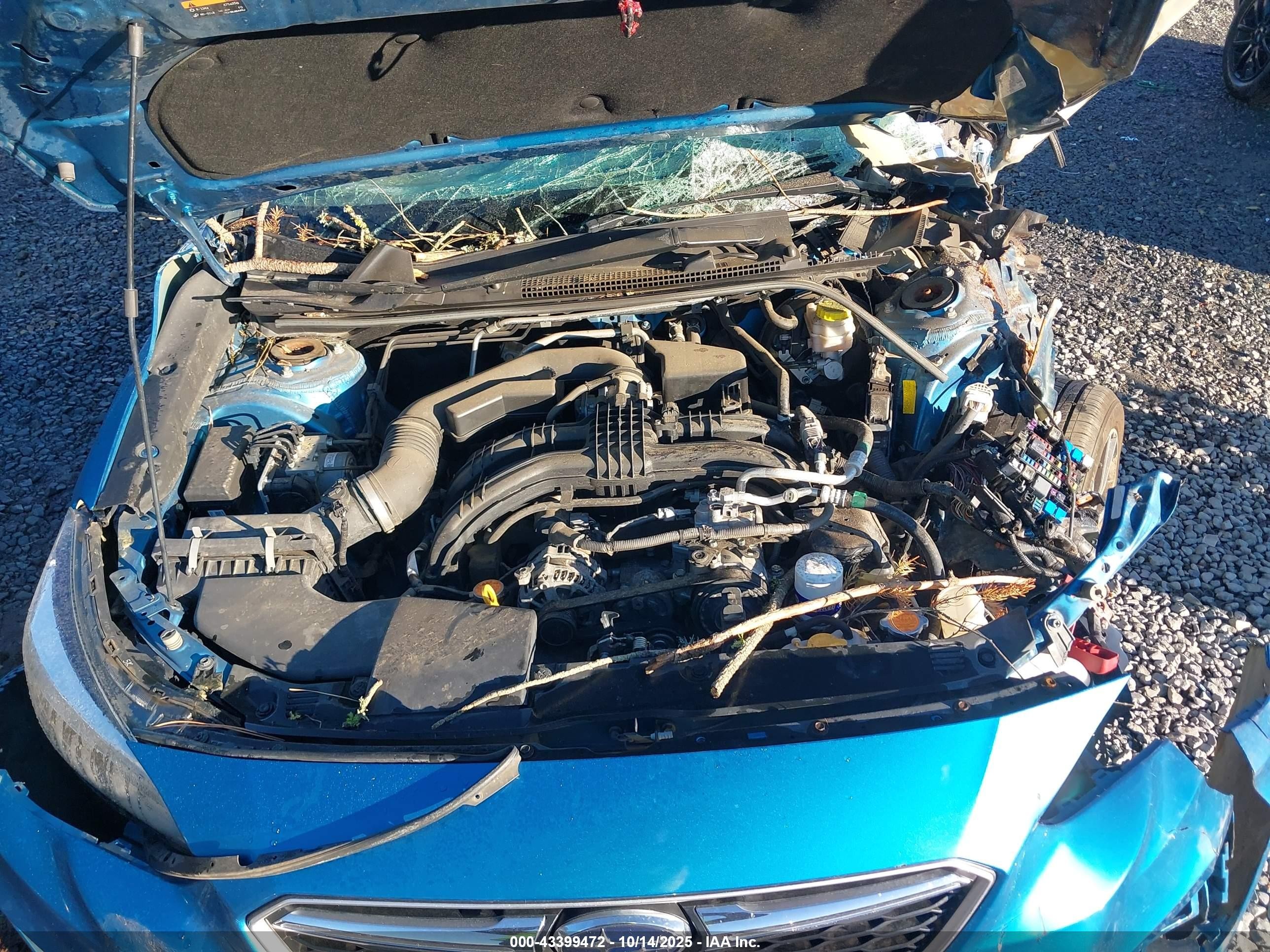 2017 Subaru Impreza 2.0i Limited Blue vin: 4S3GTAT63H3747002