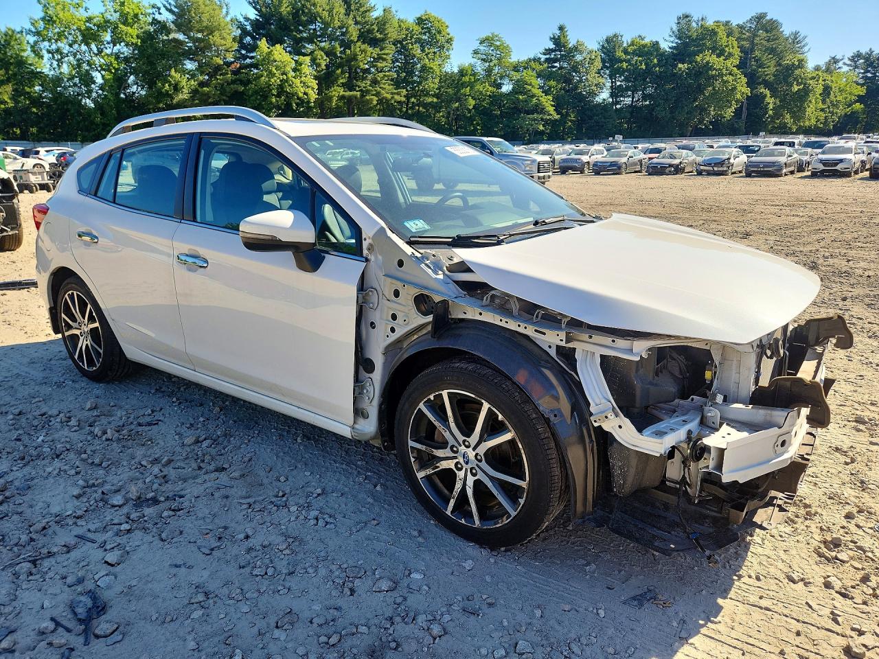 2019 Subaru Impreza Limited White vin: 4S3GTAT65K3736199