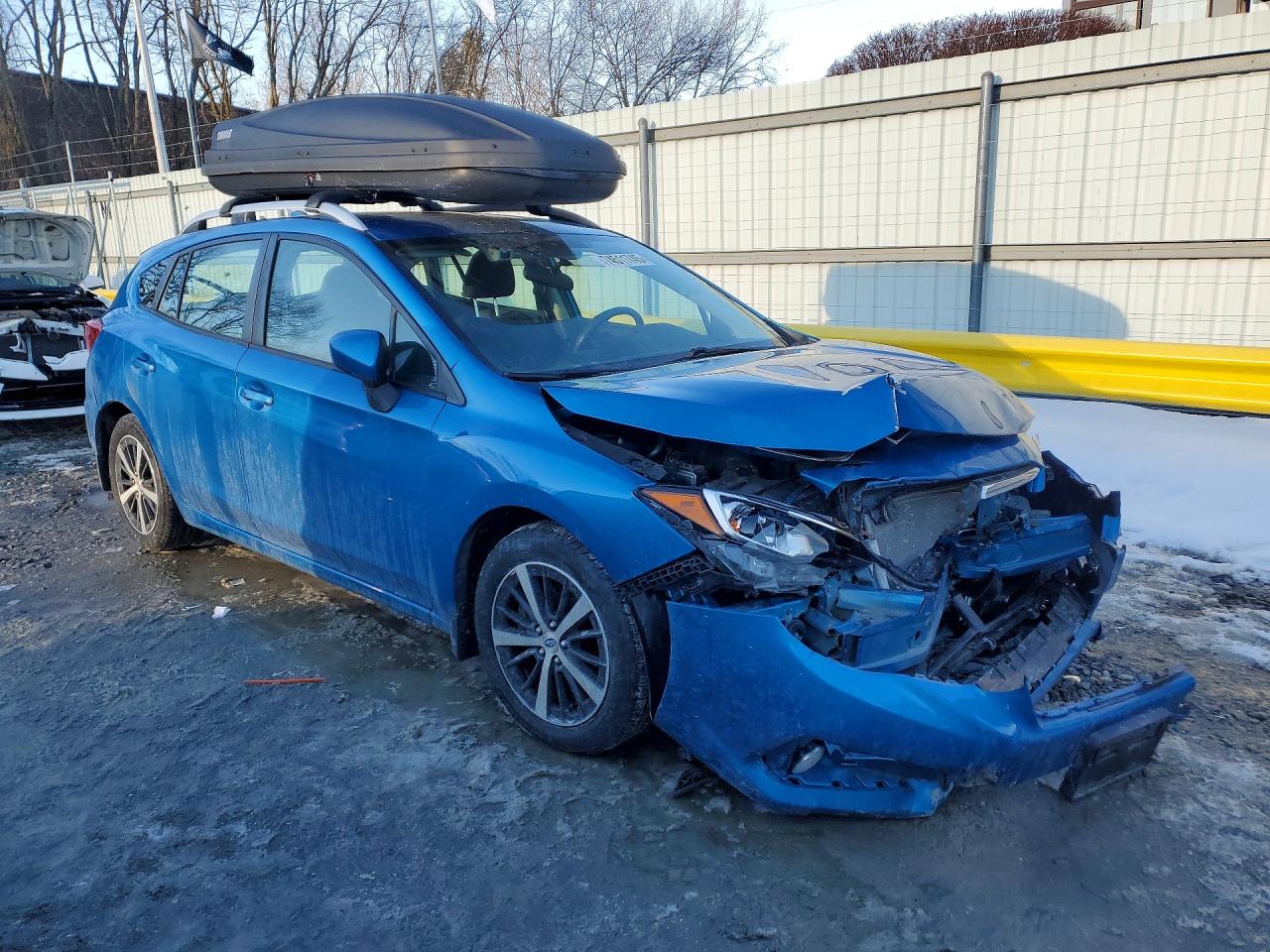2021 Subaru Impreza Premium Blue vin: 4S3GTAV61M3708304