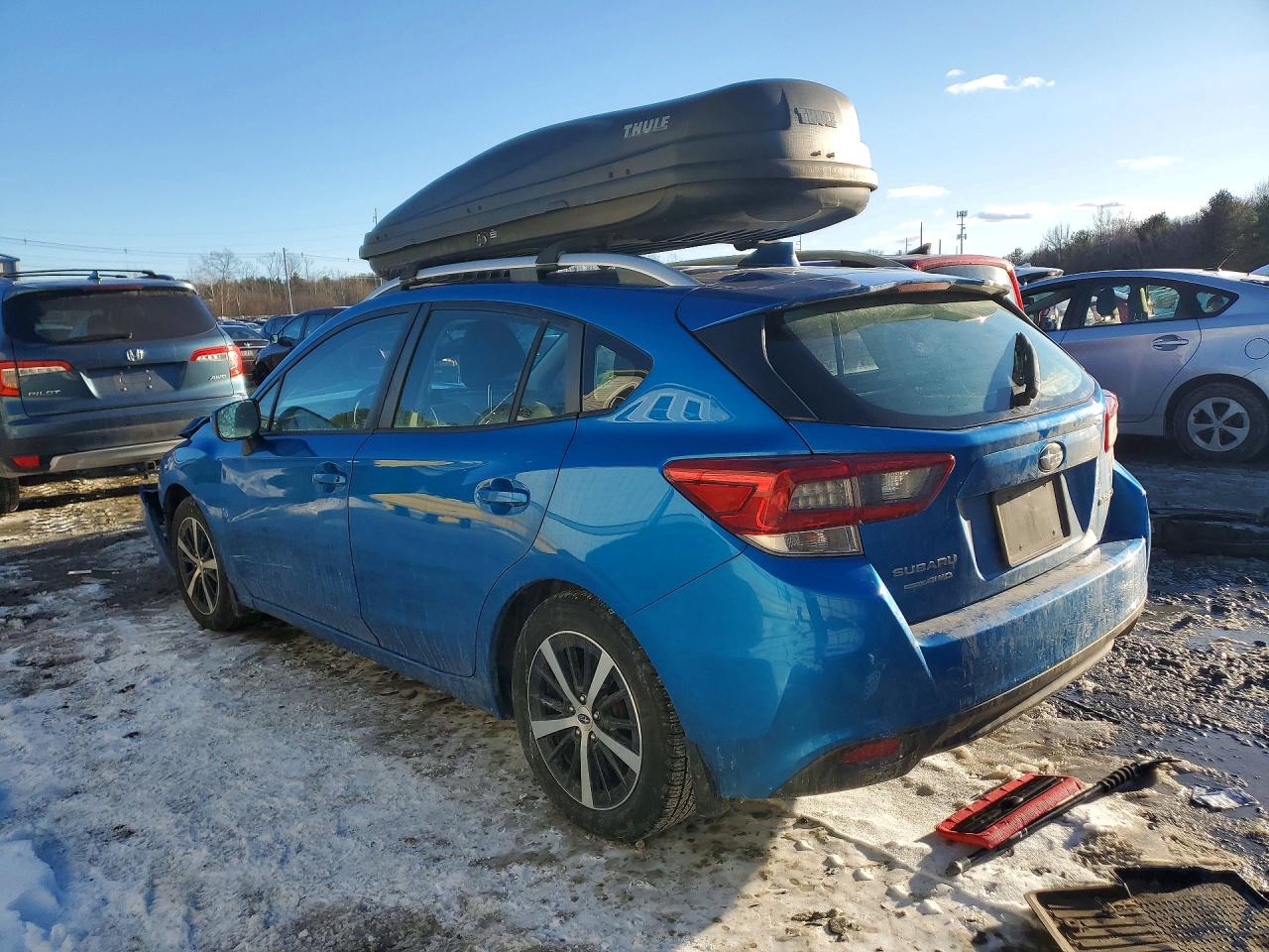 2021 Subaru Impreza Premium Blue vin: 4S3GTAV61M3708304