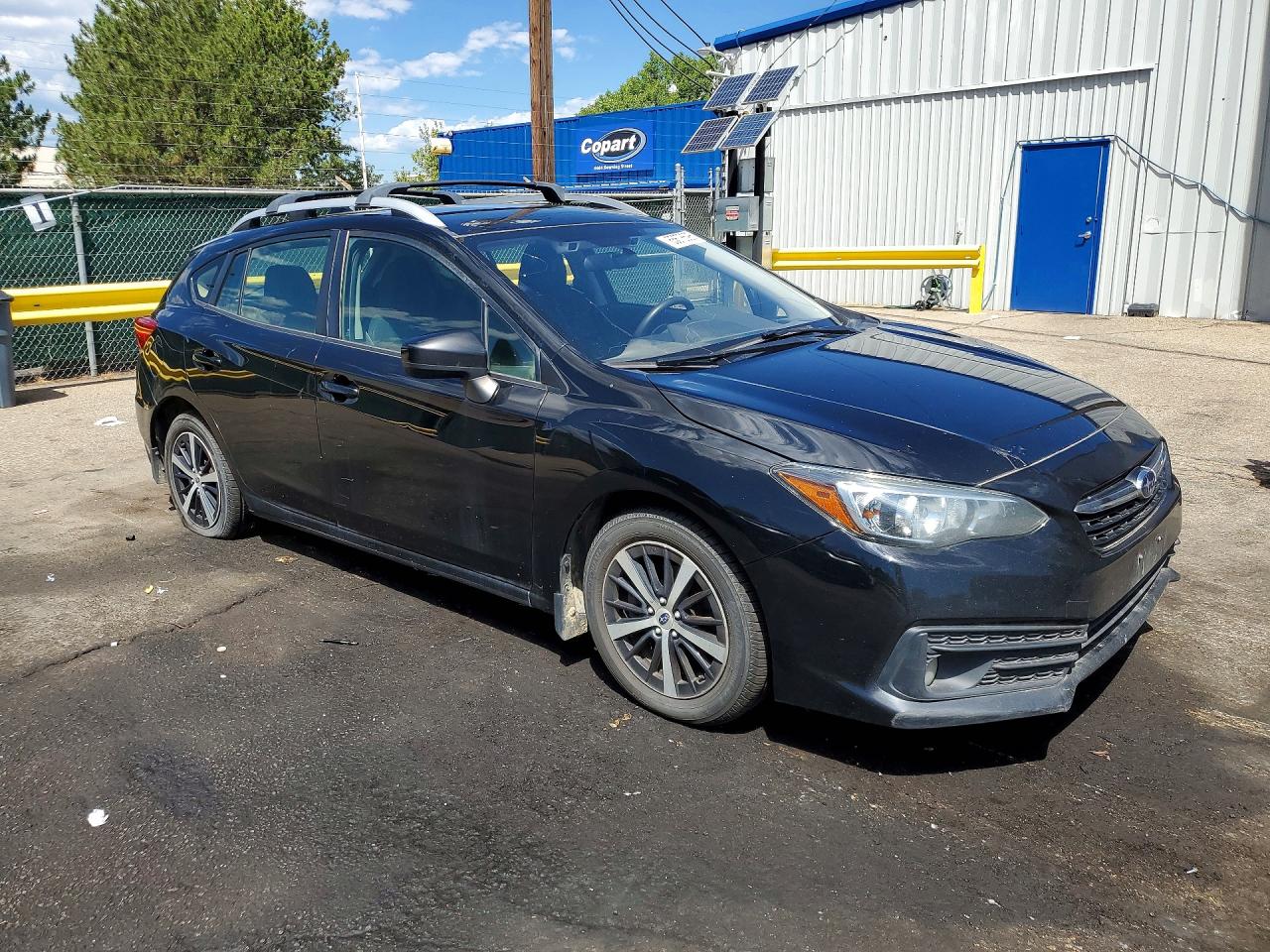 2020 Subaru Impreza Premium Черный vin: 4S3GTAV65L3721958
