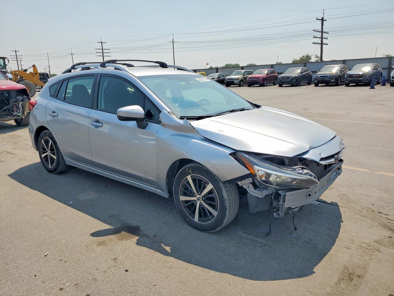 2022 Subaru Impreza Premium Silver vin: 4S3GTAV65N3724300
