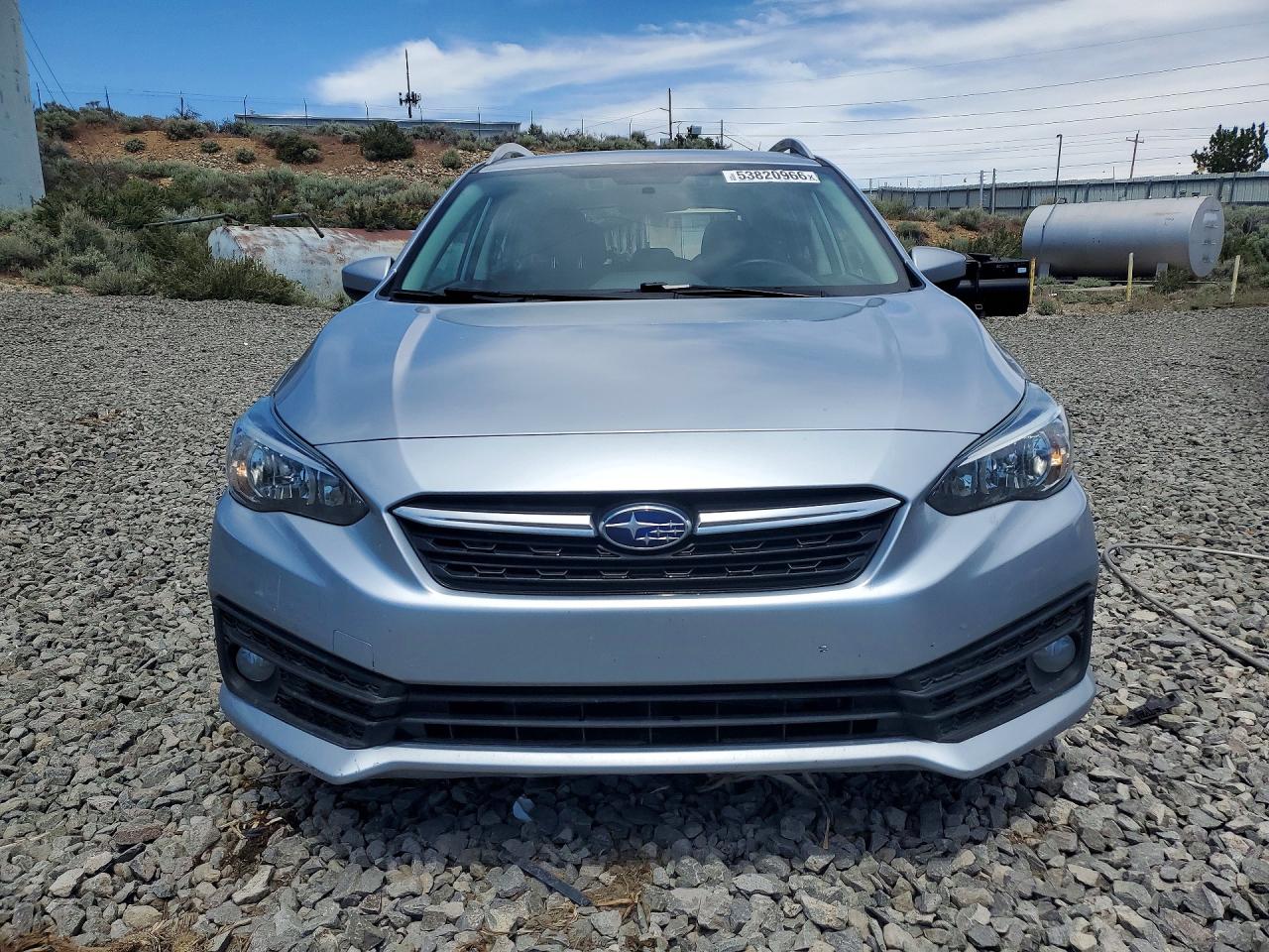 2022 Subaru Impreza Premium Silver vin: 4S3GTAV66N3714892