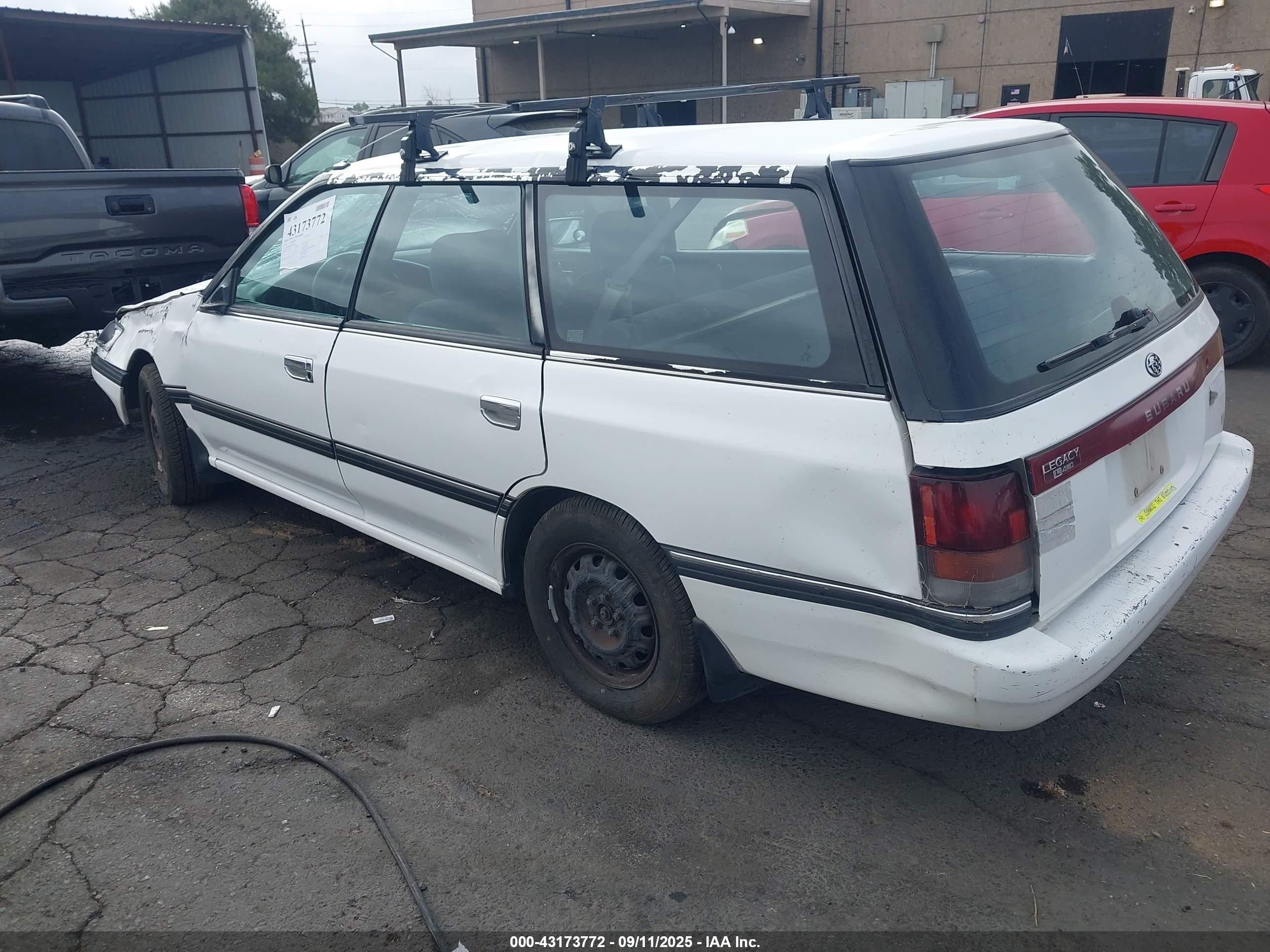 1991 Subaru Legacy L/hx/px/rx Белый vin: 4S4BJ63C4M6919979
