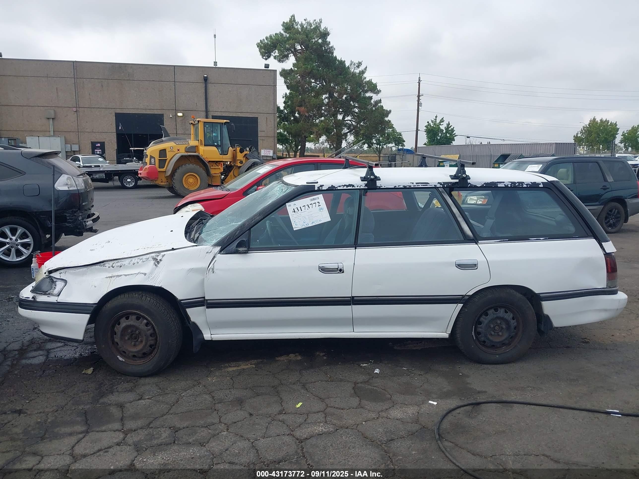 1991 Subaru Legacy L/hx/px/rx Белый vin: 4S4BJ63C4M6919979