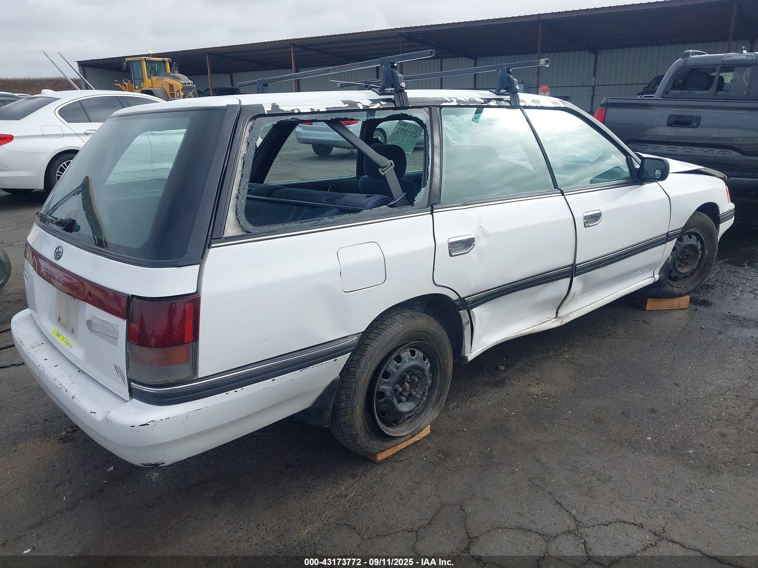 1991 Subaru Legacy L/hx/px/rx Белый vin: 4S4BJ63C4M6919979