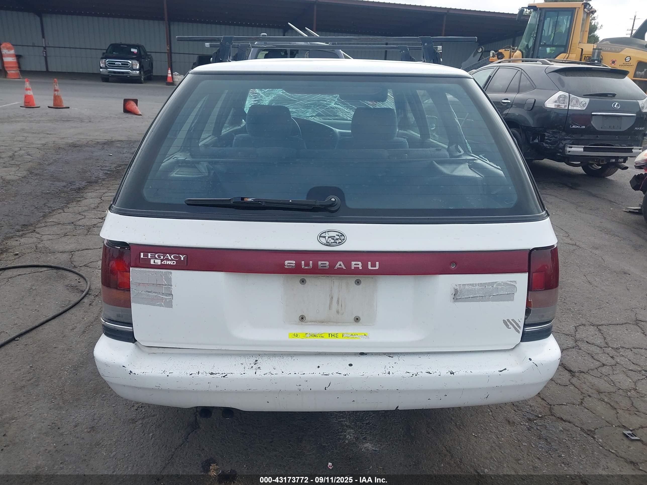 1991 Subaru Legacy L/hx/px/rx Белый vin: 4S4BJ63C4M6919979