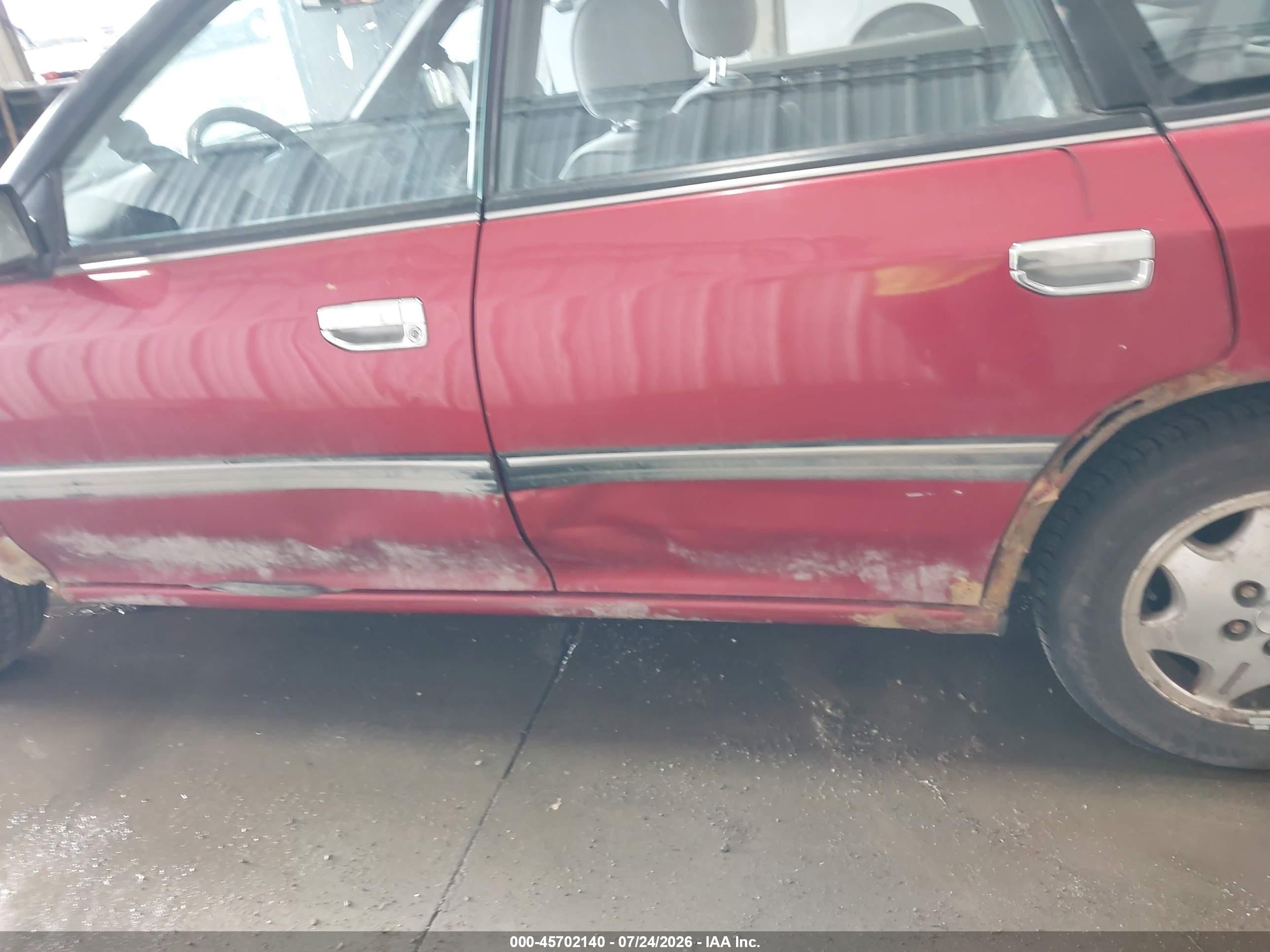 1991 Subaru Legacy L/hx/px/rx Темно-бордовый vin: 4S4BJ63C4M7903730