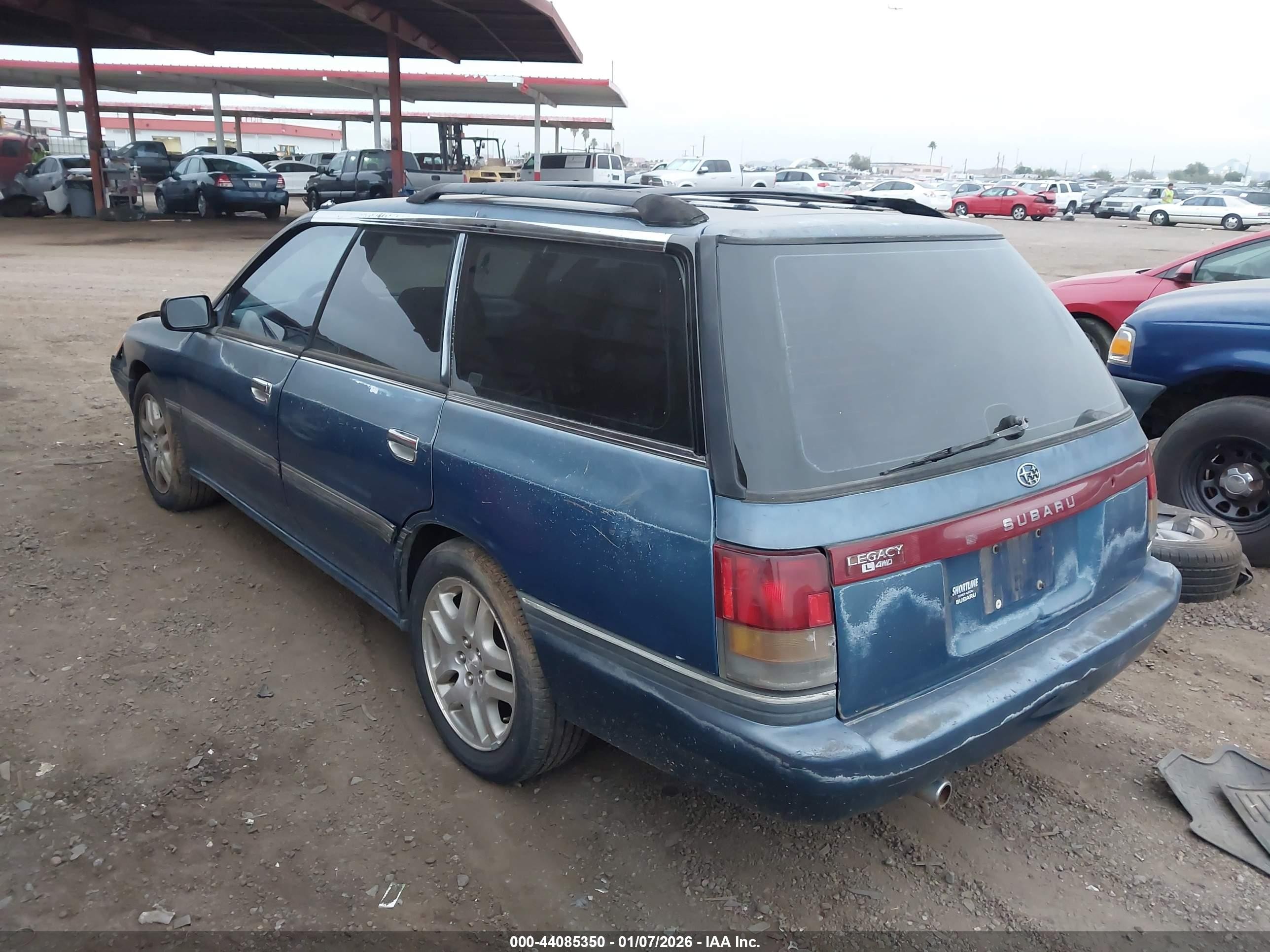 1991 Subaru Legacy L/hx/px/rx Blue vin: 4S4BJ63C7M6921029