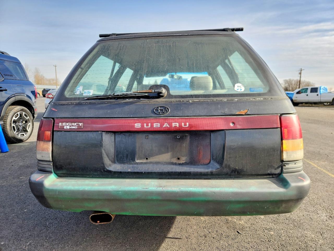 1991 Subaru Legacy L Черный vin: 4S4BJ63C8M7907392