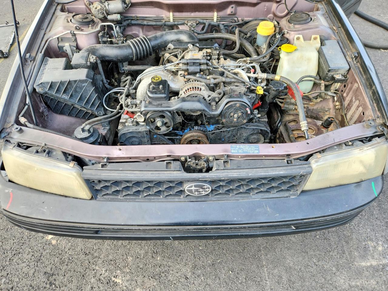 1991 Subaru Legacy L Черный vin: 4S4BJ63C8M7907392