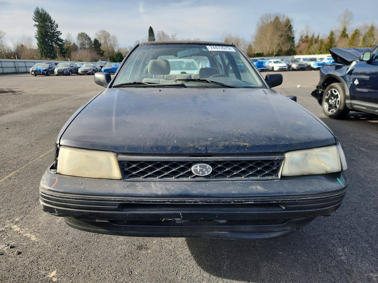 1991 Subaru Legacy L Черный vin: 4S4BJ63C8M7907392