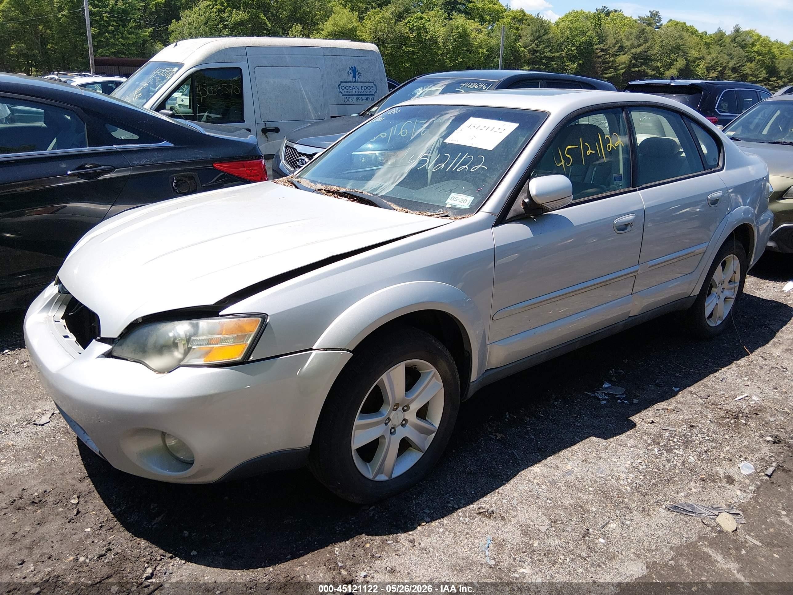 2005 Subaru Outback 3.0r Silver vin: 4S4BL84C454211426