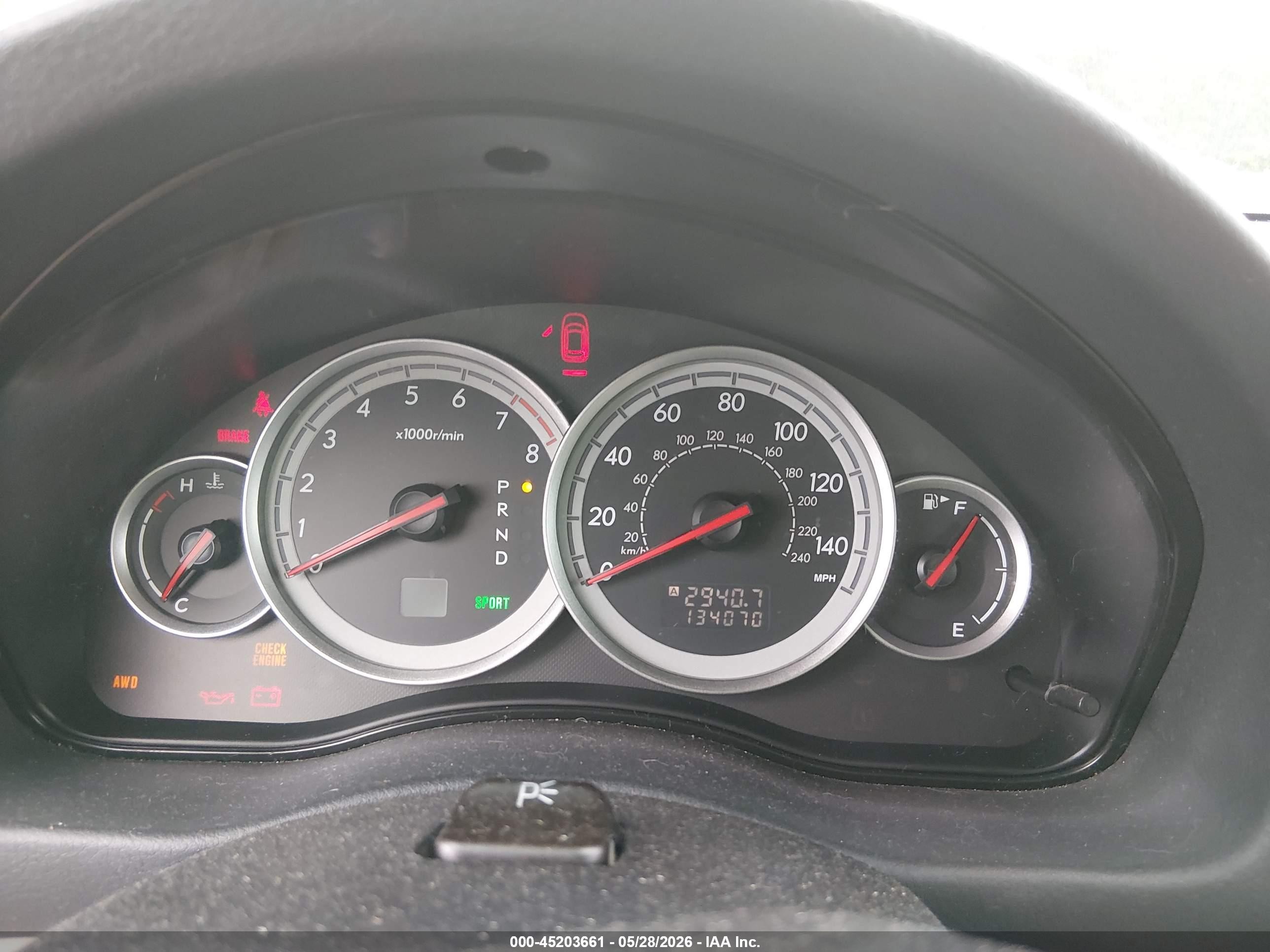 2005 Subaru Outback 3.0r White vin: 4S4BL84C854217939