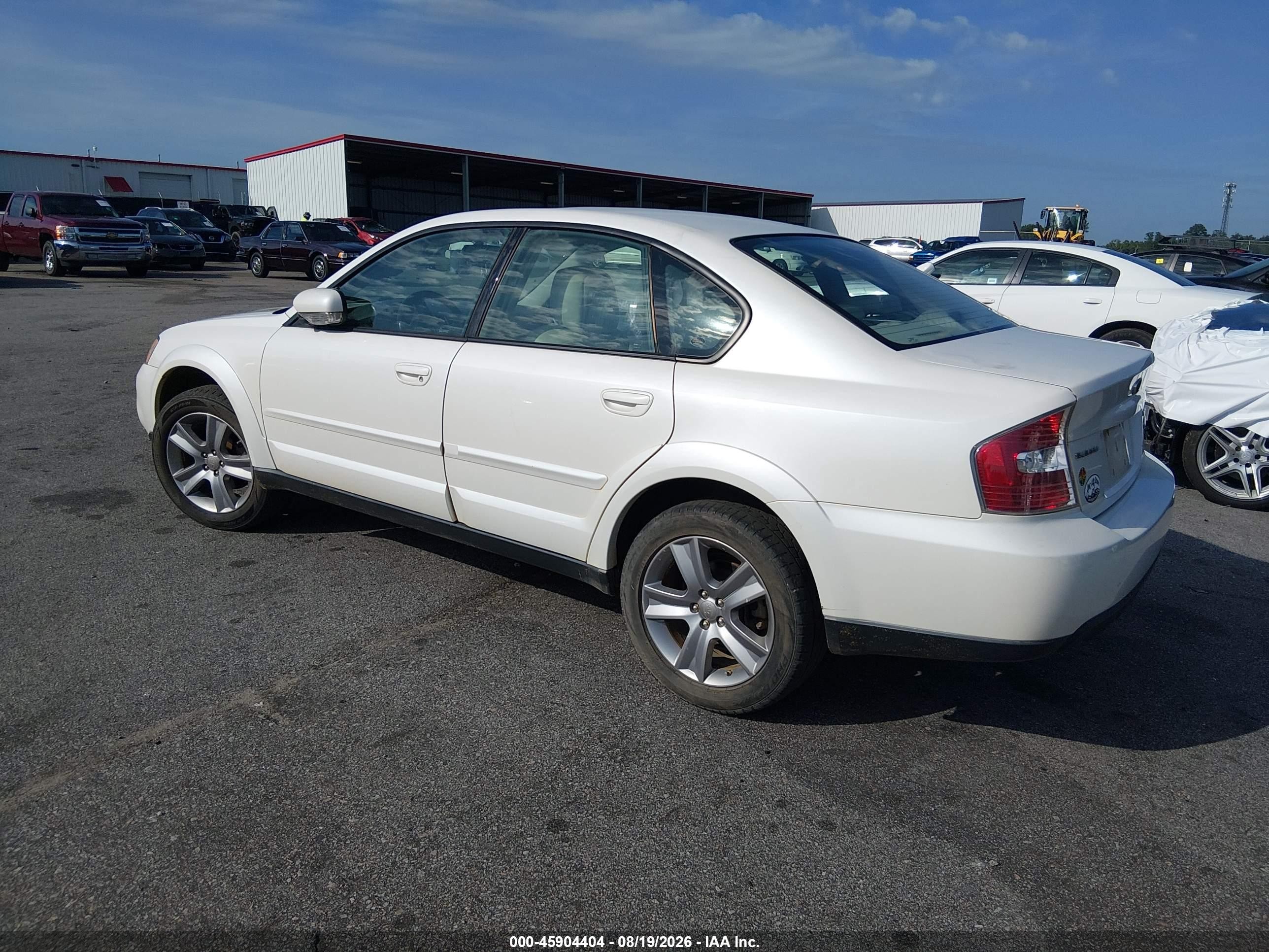 2007 Subaru Outback 3.0r L.l. Bean Edition White vin: 4S4BL86C774201117