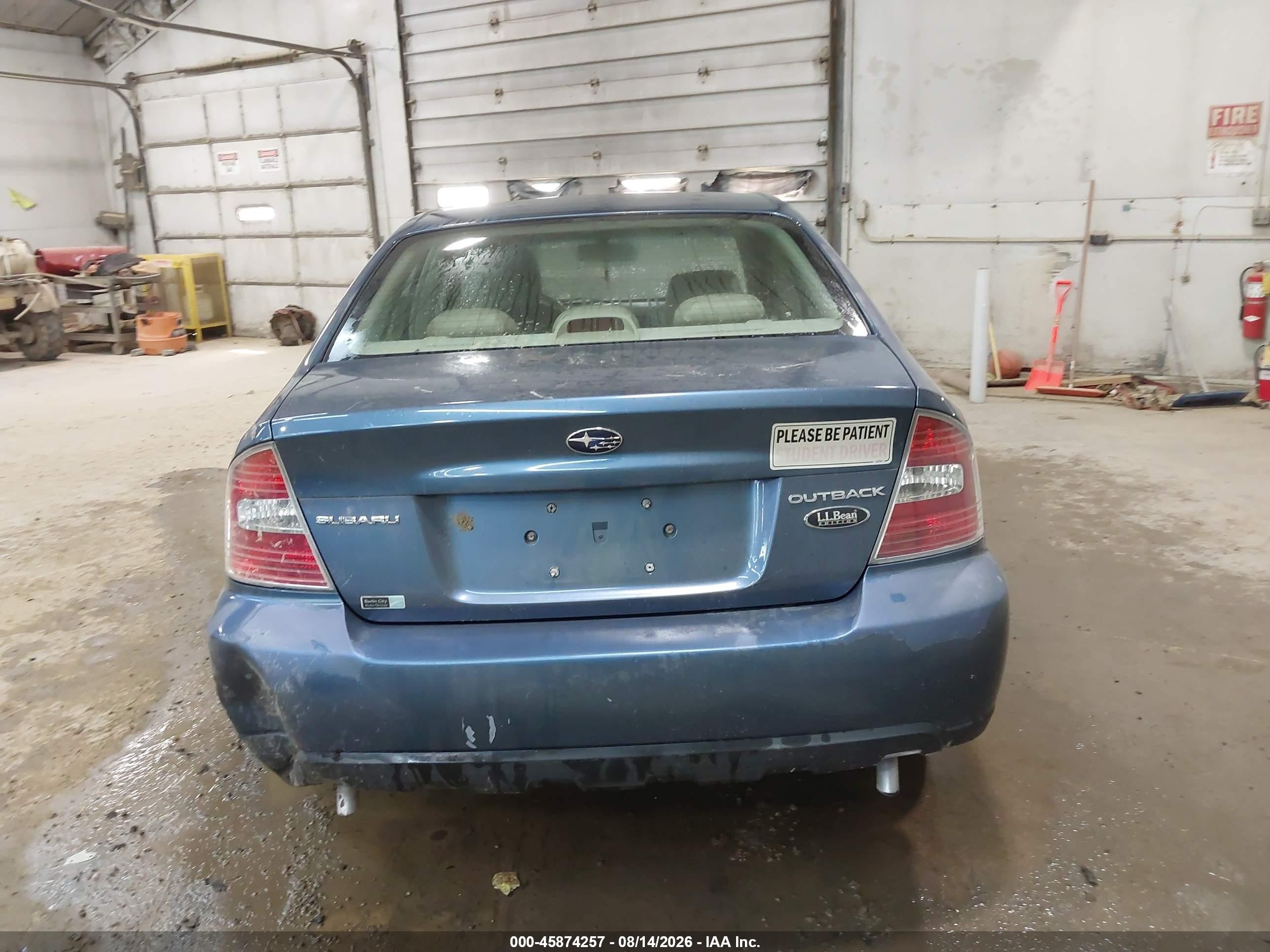 2006 Subaru Outback 3.0r L.l. Bean Edition Blue vin: 4S4BL86C964208875