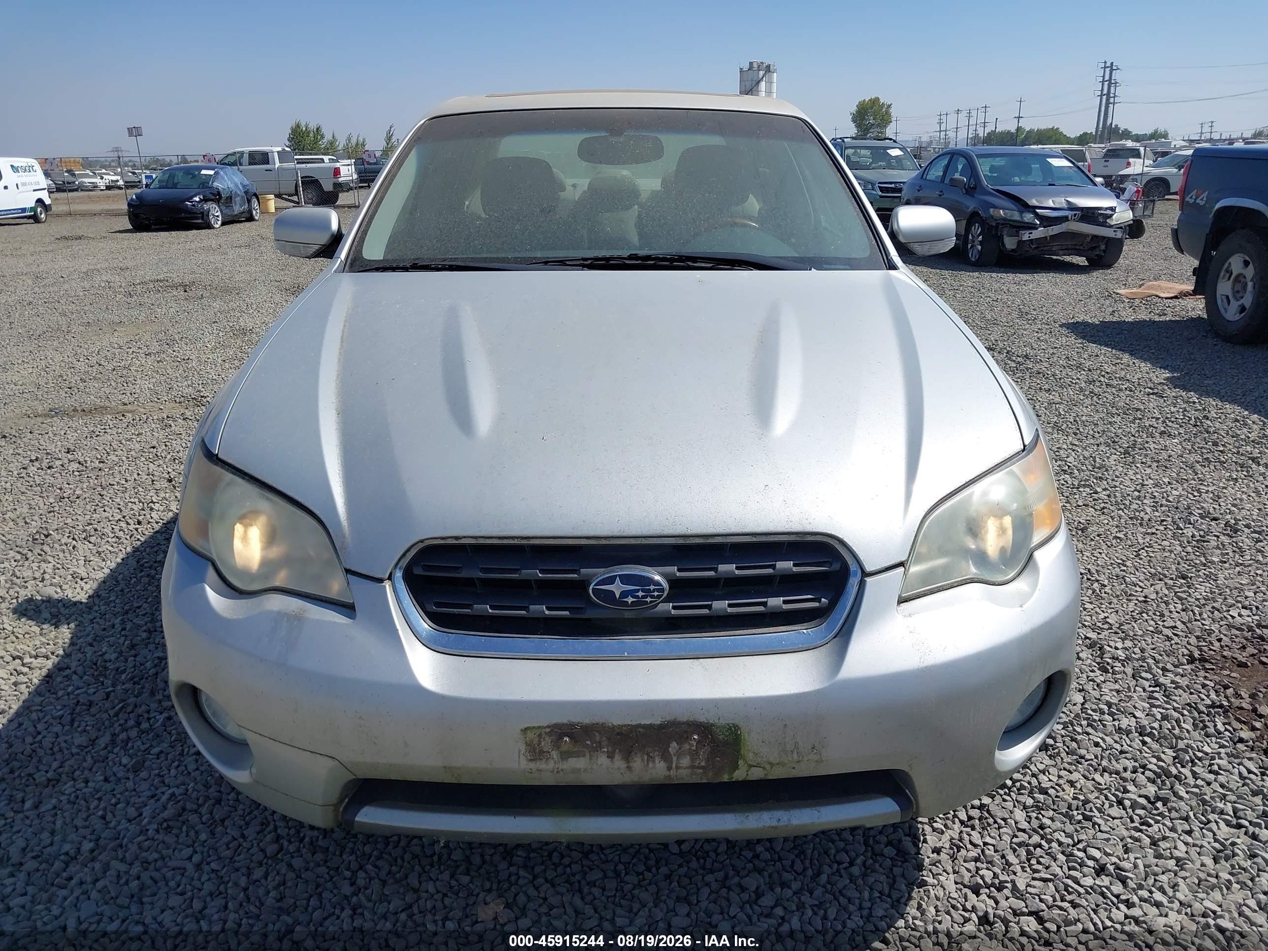 2006 Subaru Legacy Outback 3.0r Ll Bean Silver vin: 4S4BL86CX64201692