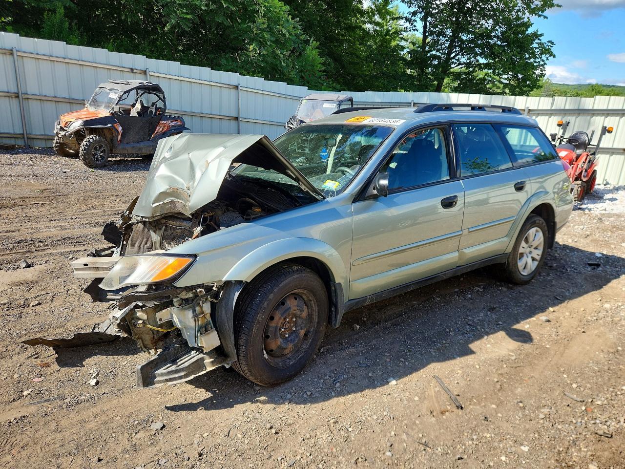 2009 Subaru Outback Silver vin: 4S4BP60C096328669