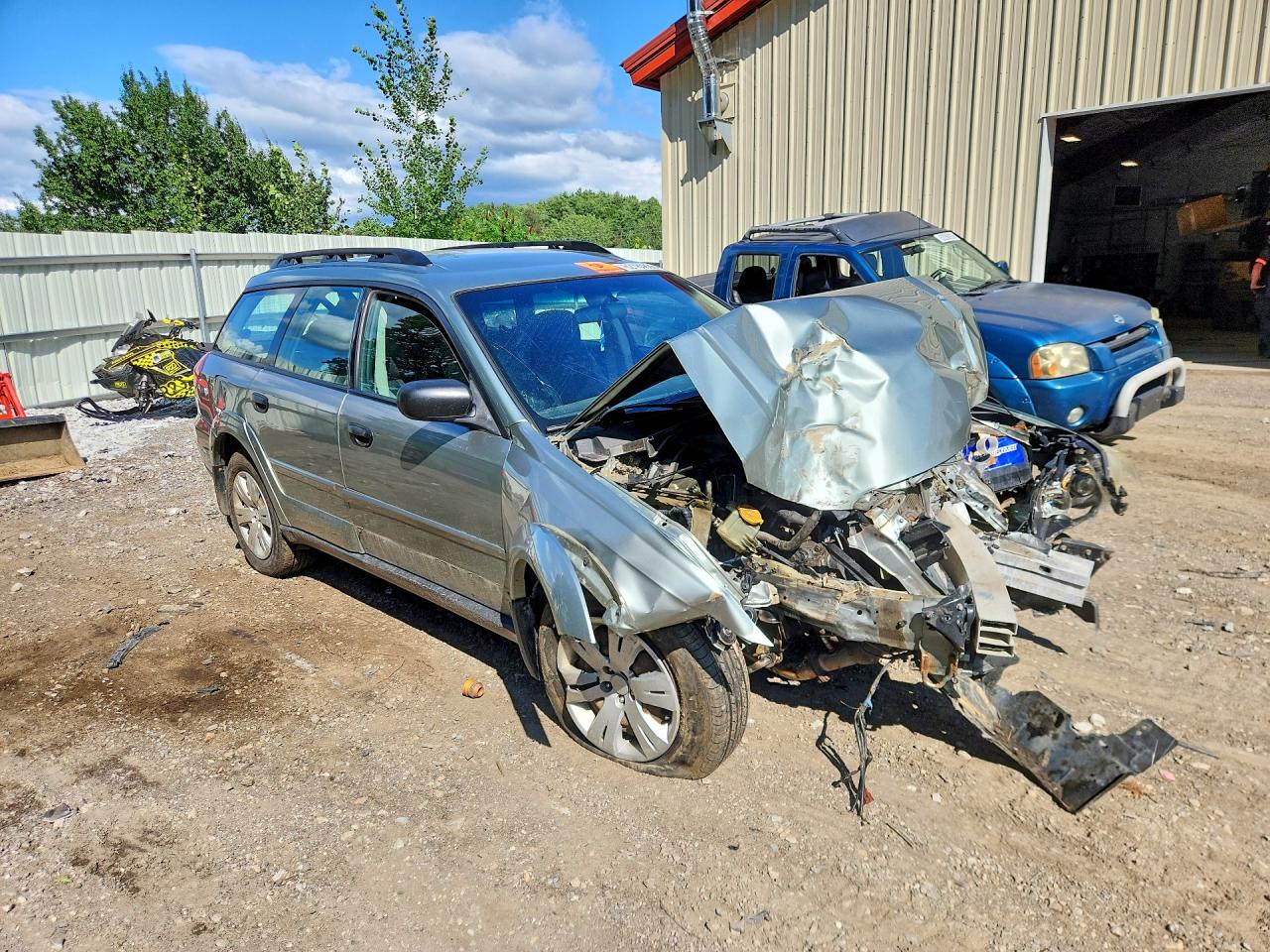 2009 Subaru Outback Silver vin: 4S4BP60C096328669